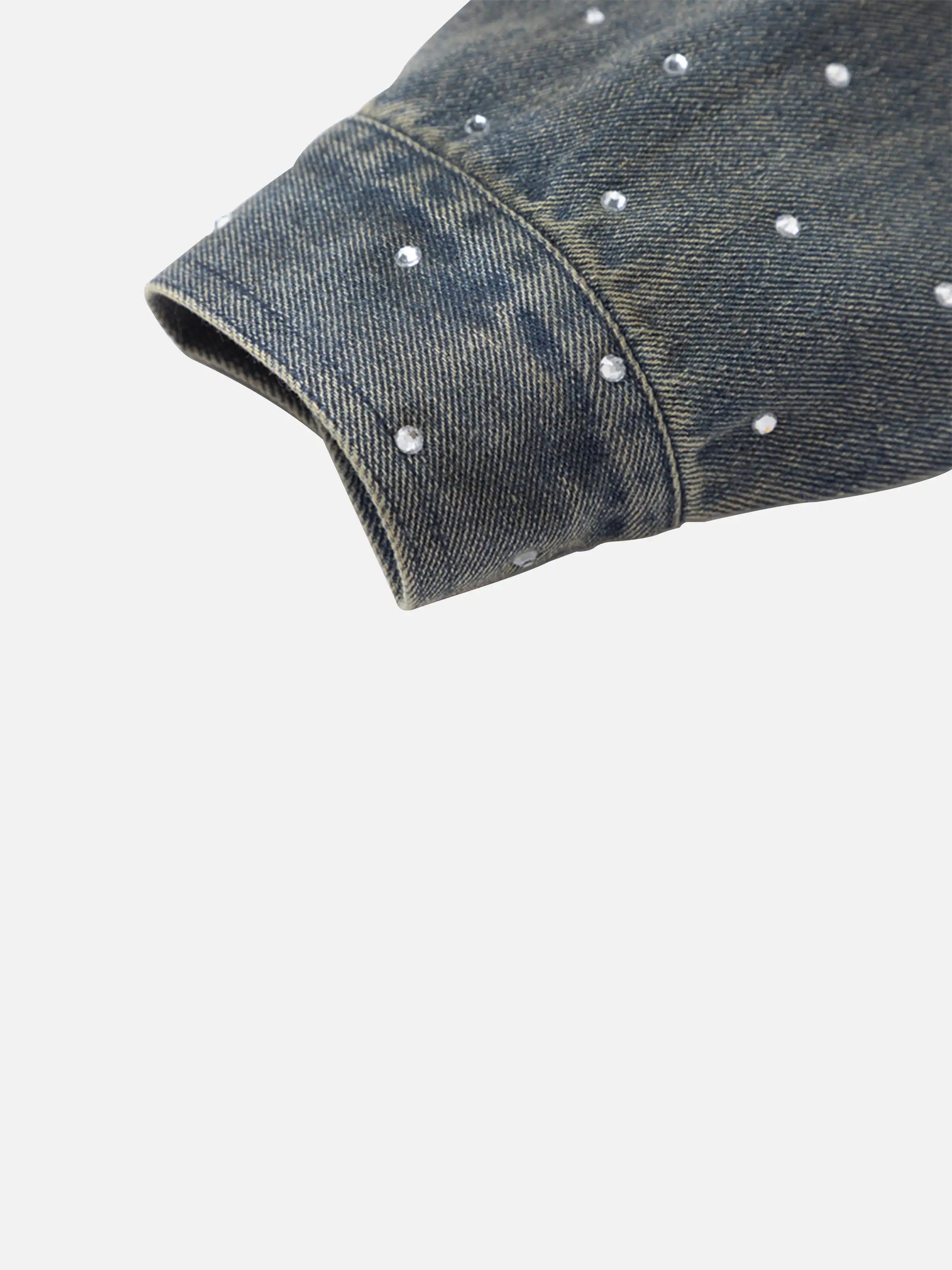 Vintage Diamond Denim Jacket