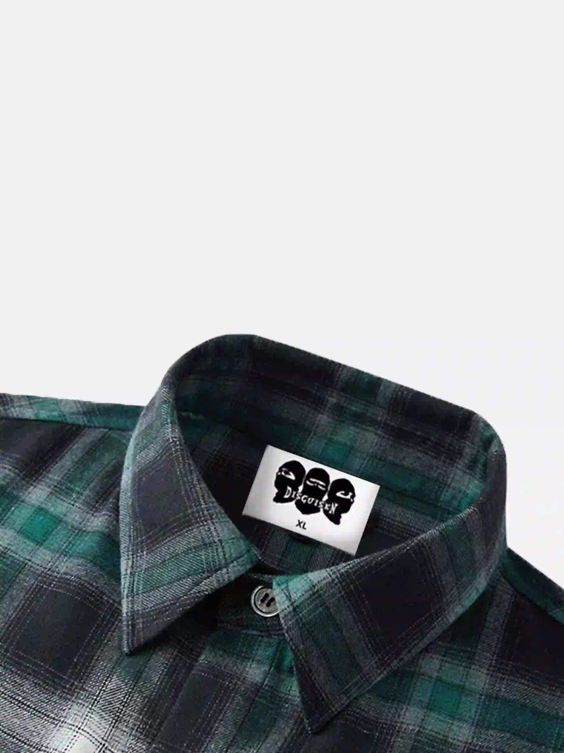 Disguisen American High Street Flame Contrast Patchwork Shirt