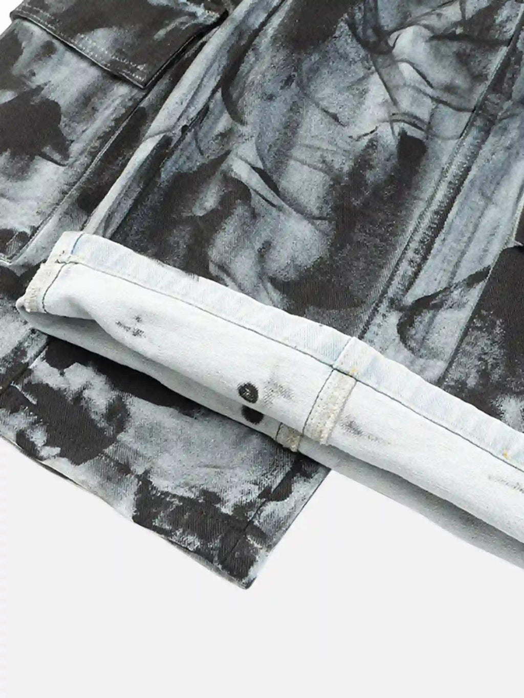 Disguisen Street Fashion Heavy Industry Washed Jeans-8876