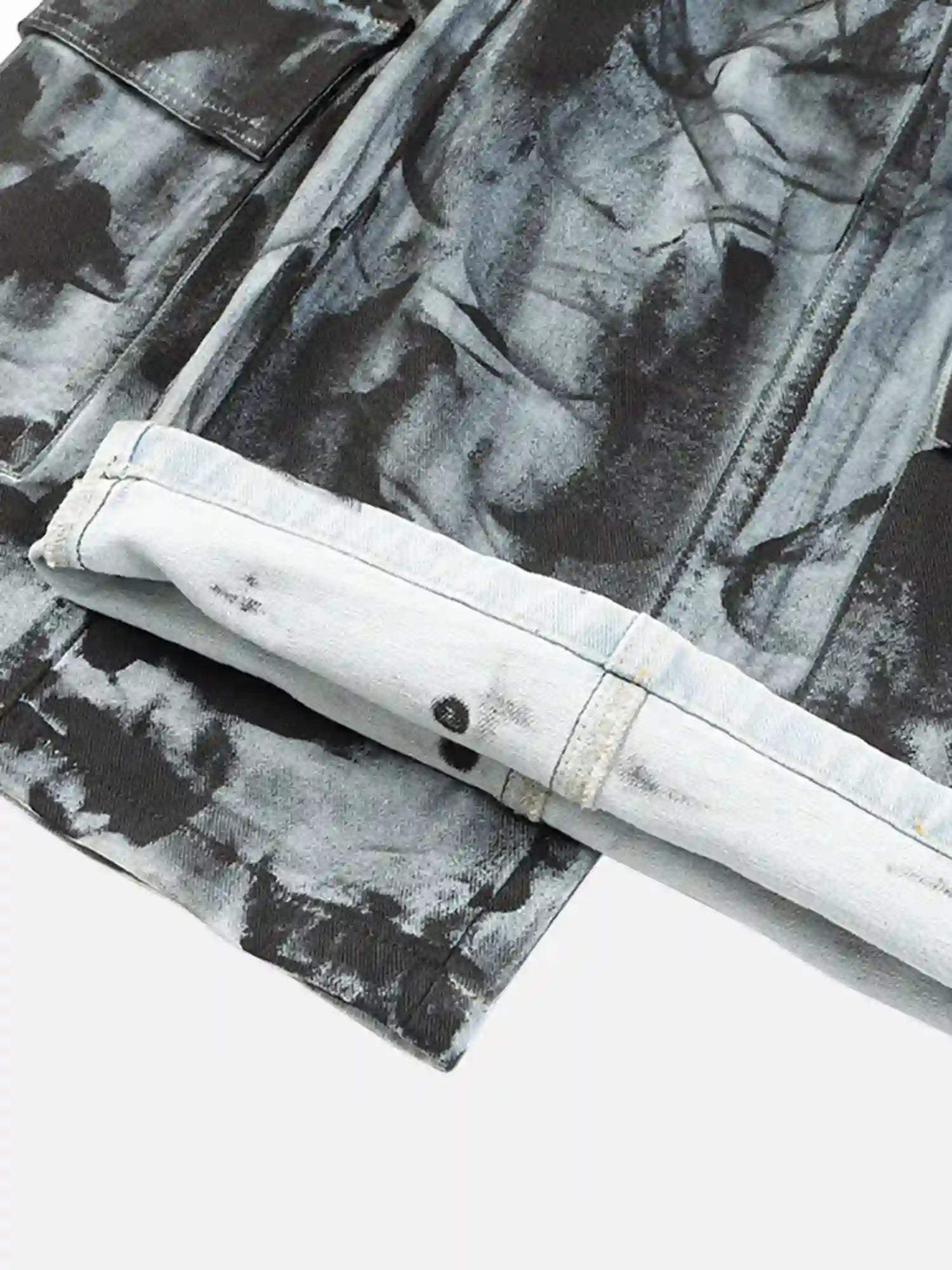 Disguisen Street Fashion Heavy Industry Washed Jeans-8876