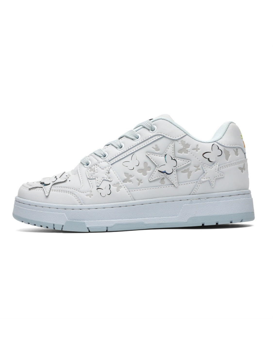 Star & Butterfly Patch Sneakers