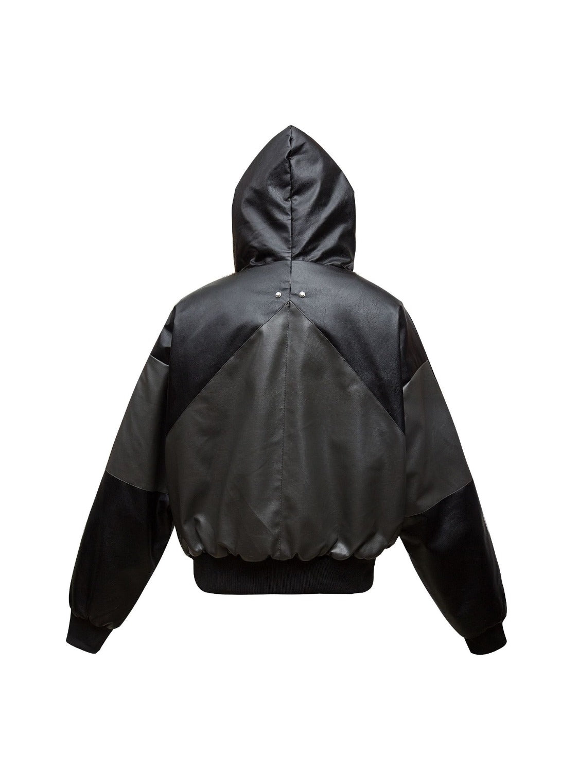 High Street Motorcycle Style Assemble Collision Color Jacket