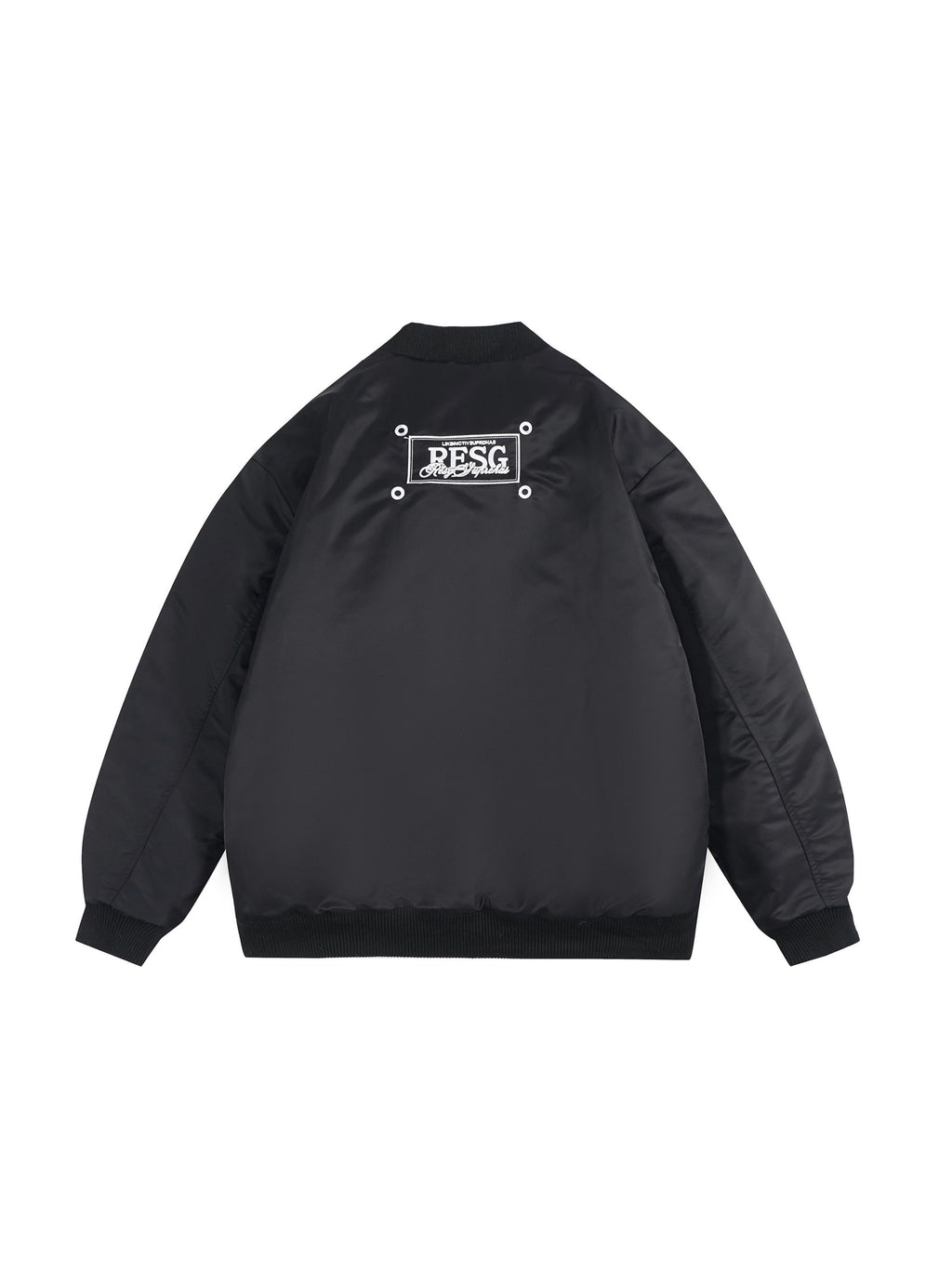 Zipper Embroidery Baseball Coat
