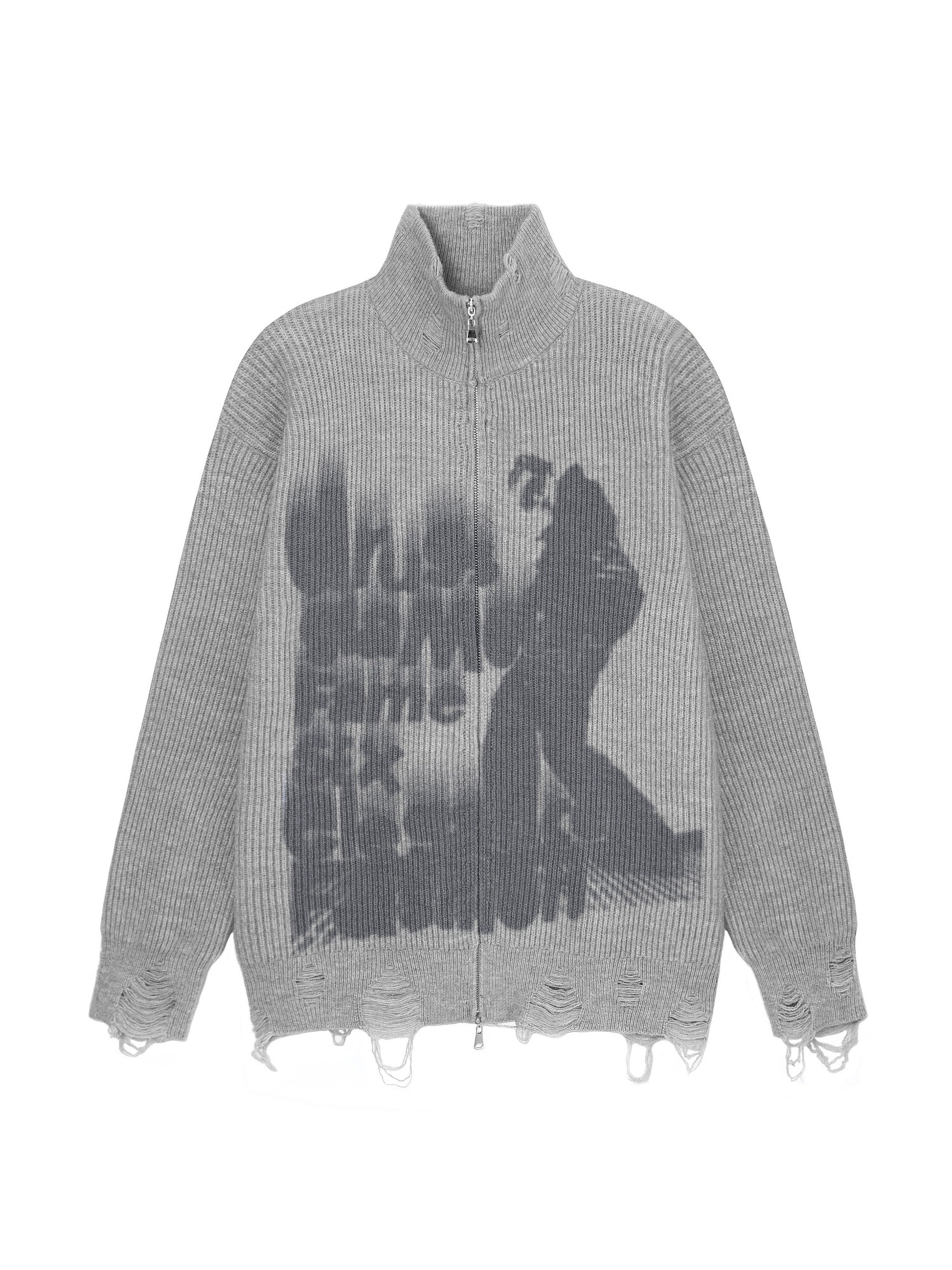 Graffiti Vandalism Cardigan