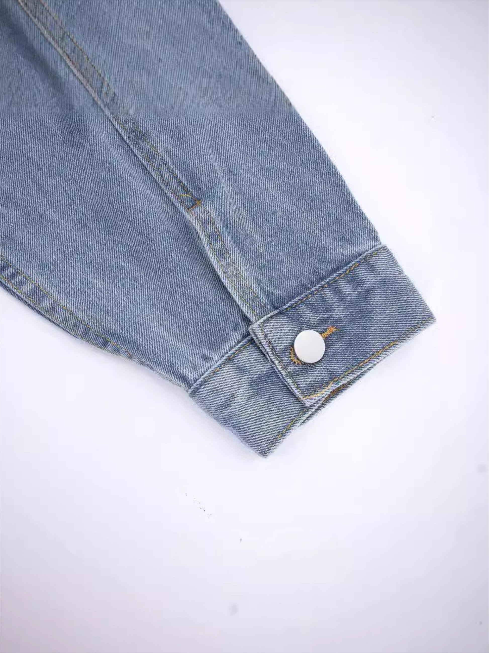 Vintage Leisure Dual Zippers Denim Jacket