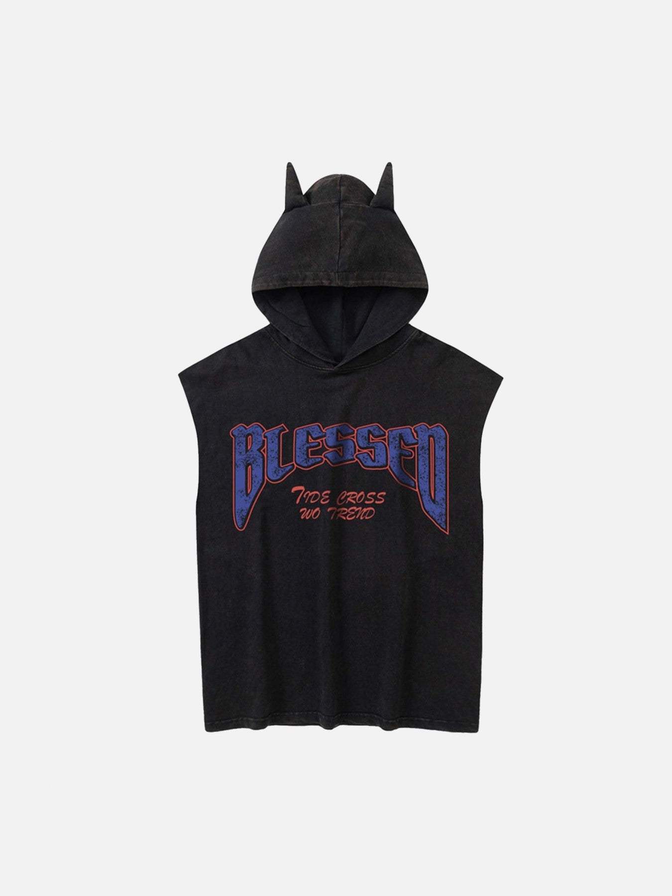 Disguisen Washed Hooded Cotton Undershirt