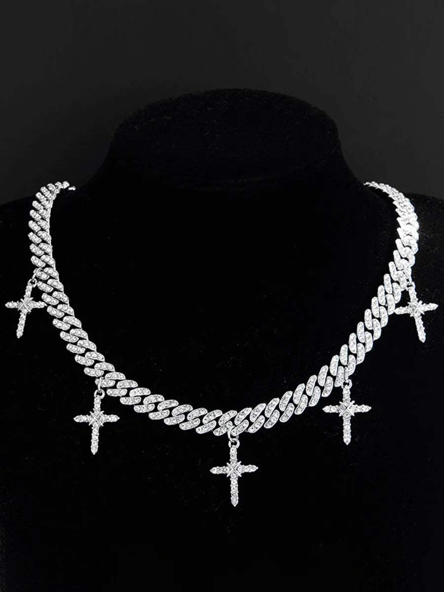 Disguisen Diamond Cross Necklace