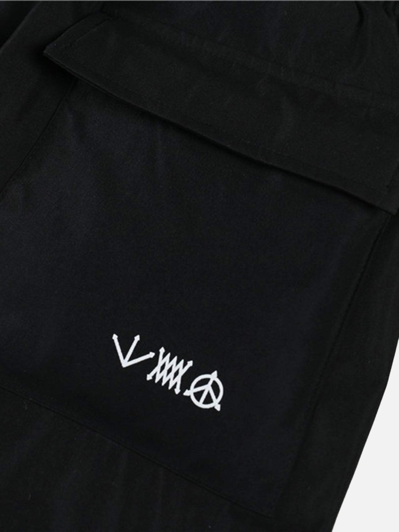 Disguisen Functional Wind Zipper Multi-pocket Work Pants