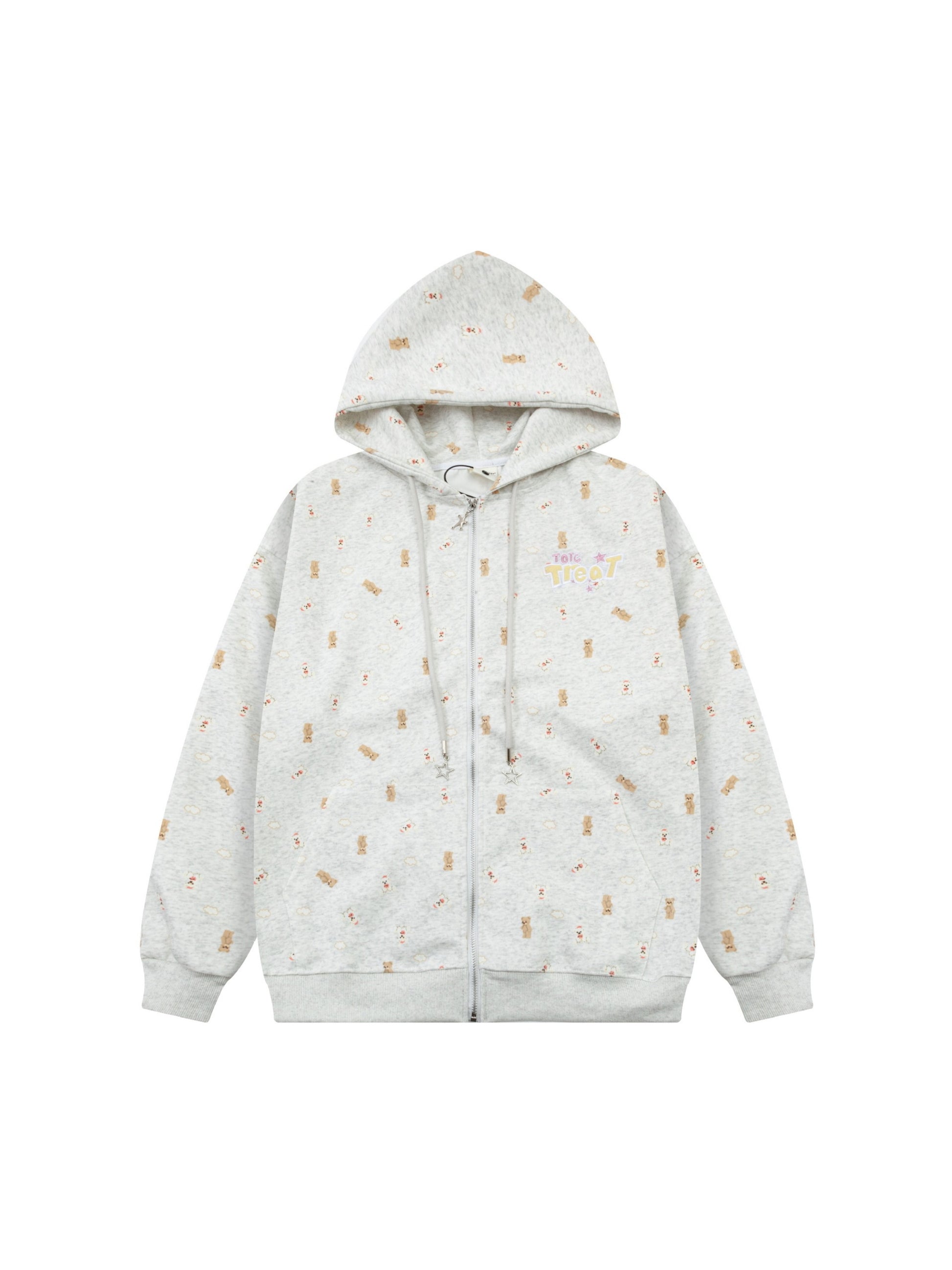 Print Adorable Little Bear Hoodie