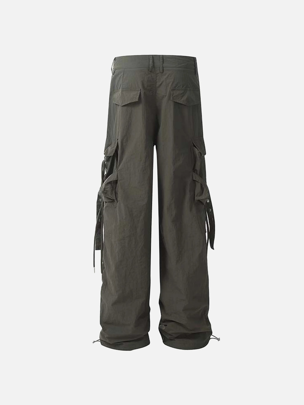 Disguisen Pleated Bandage Drawstring Cargo Pants