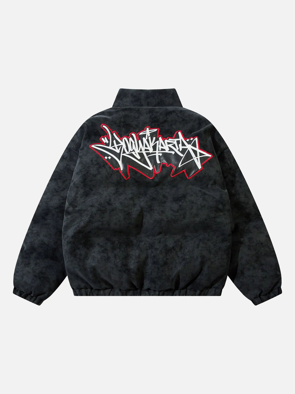 Disguisen American Retro Handwriting Embroidered Coat