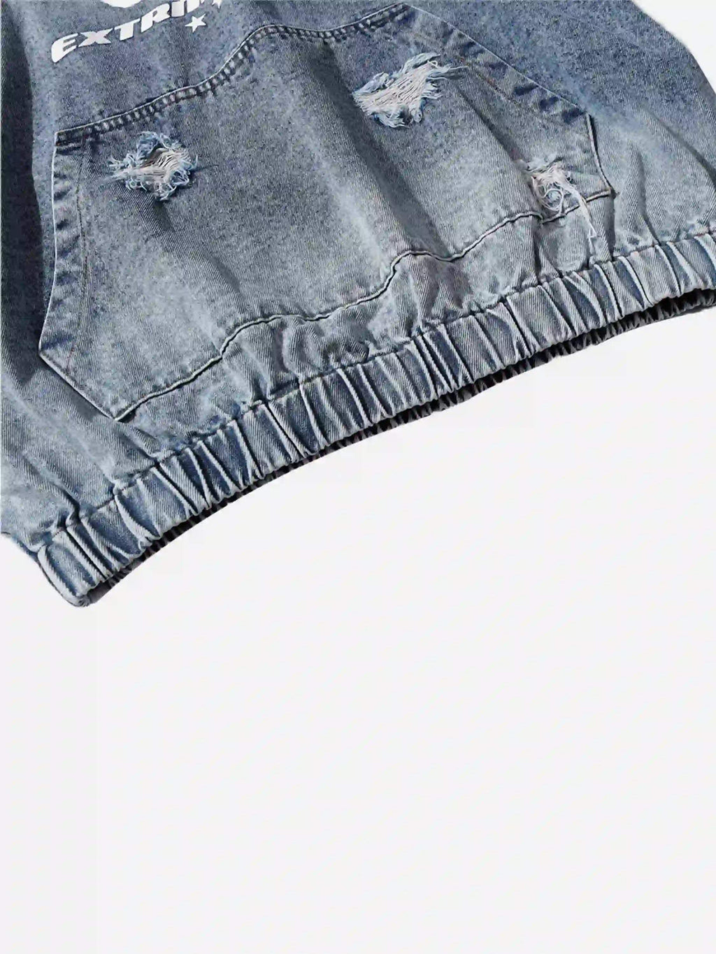 Disguisen American Street Gradient Denim Hoodies