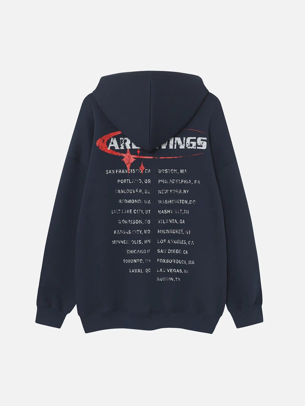 Disguisen High Street Lettering Hip-Hop Hoodie