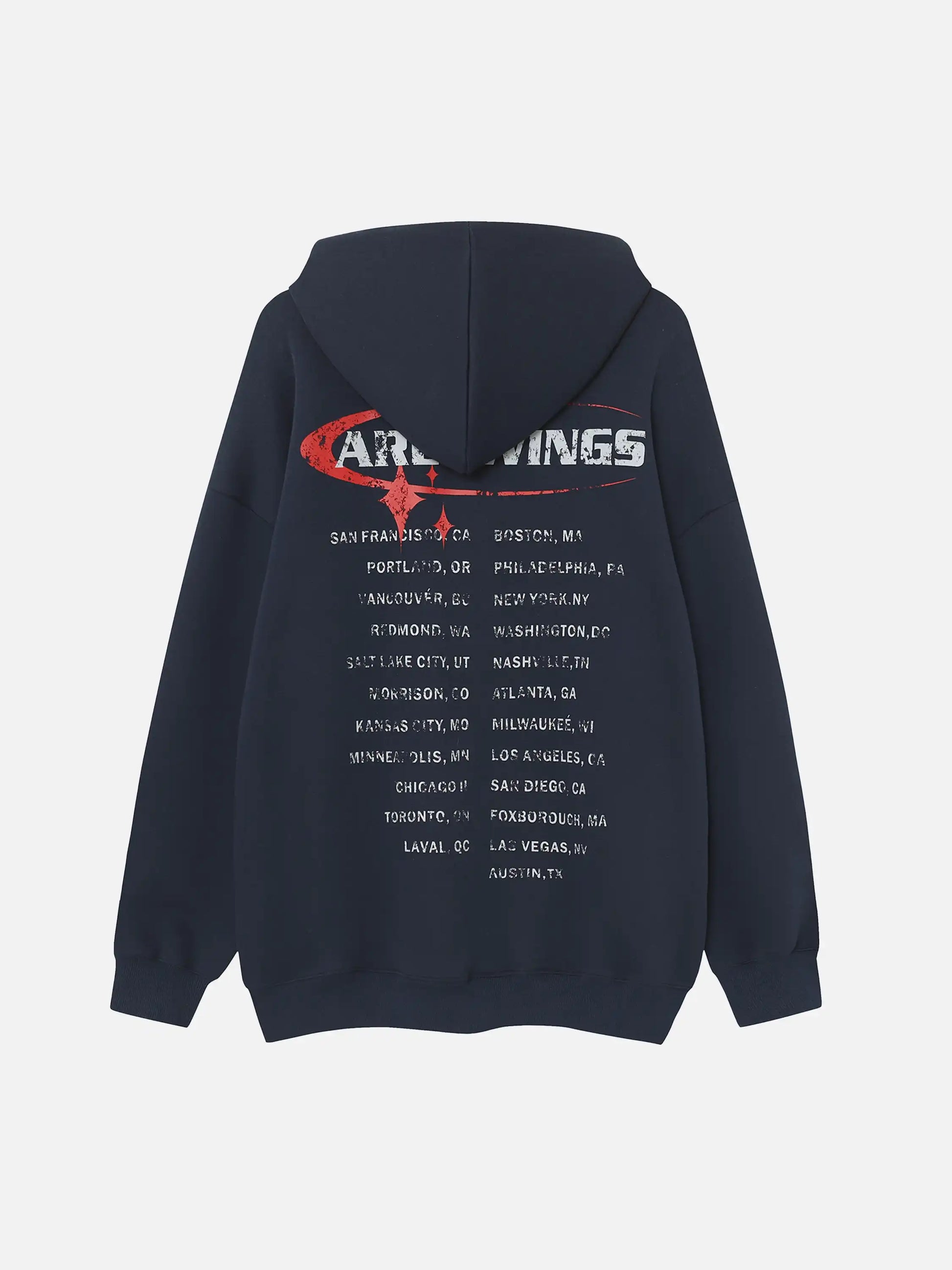 Disguisen High Street Lettering Hip-Hop Hoodie