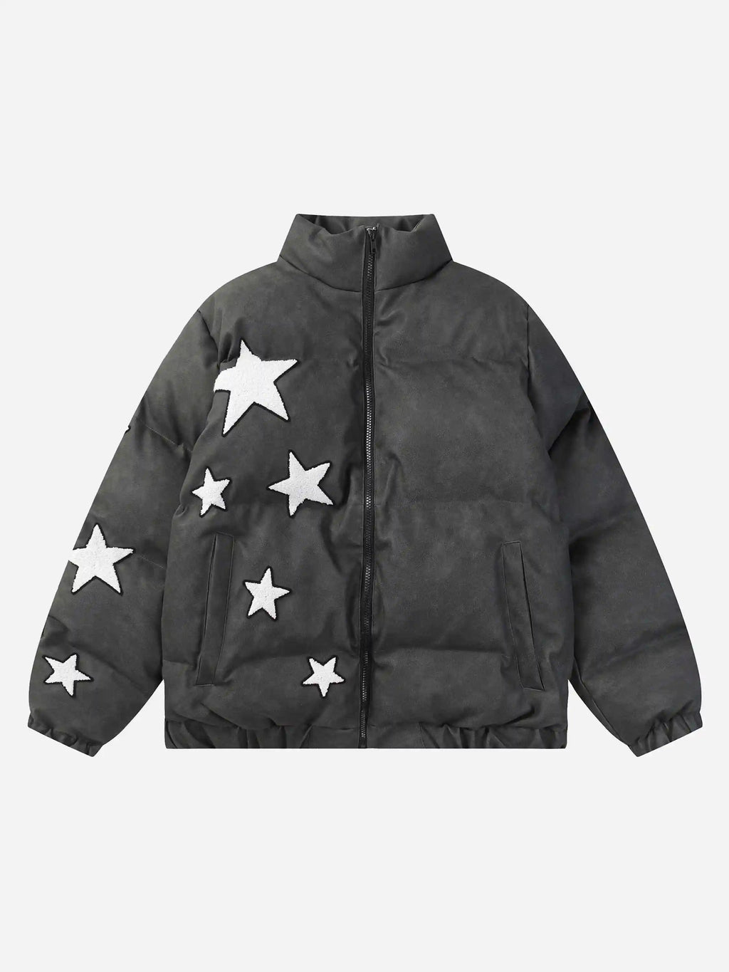 Disguisen American Hip-Hop Towel Embroidered Star Coat