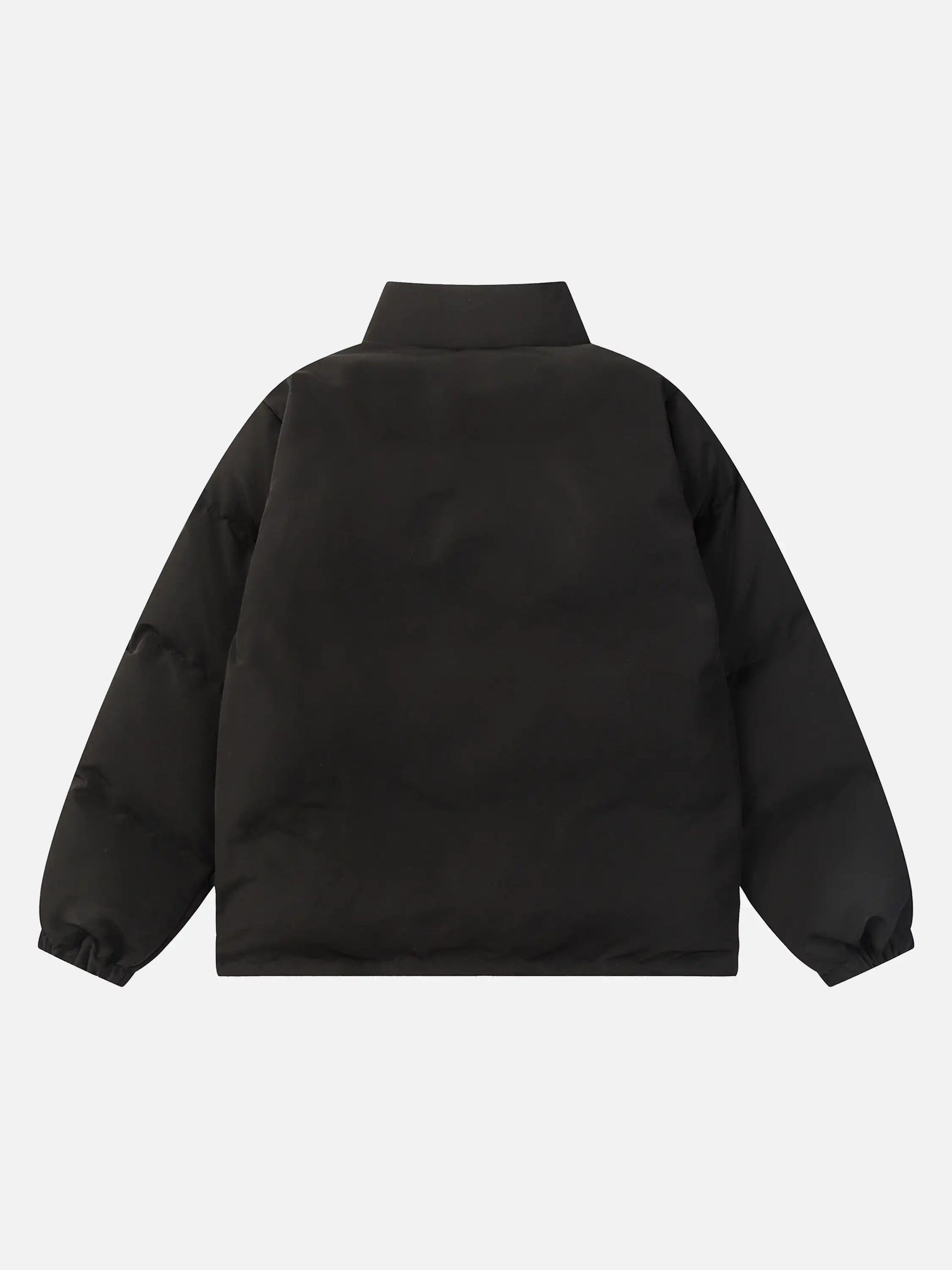 Disguisen Hip-Hop Street Star Contrast Color Stitching Coat