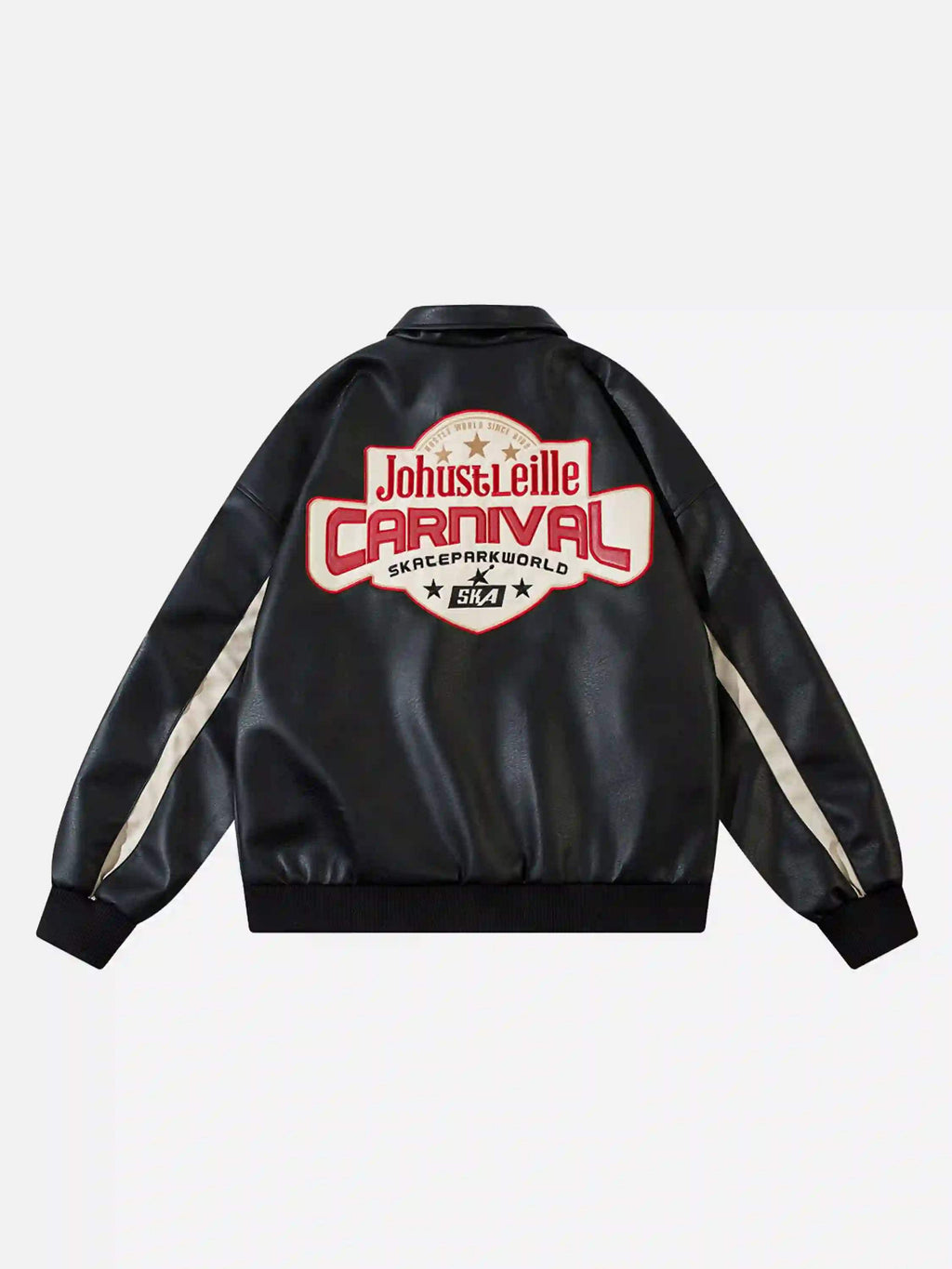 Retro Patchwork Motorcycle Jacket