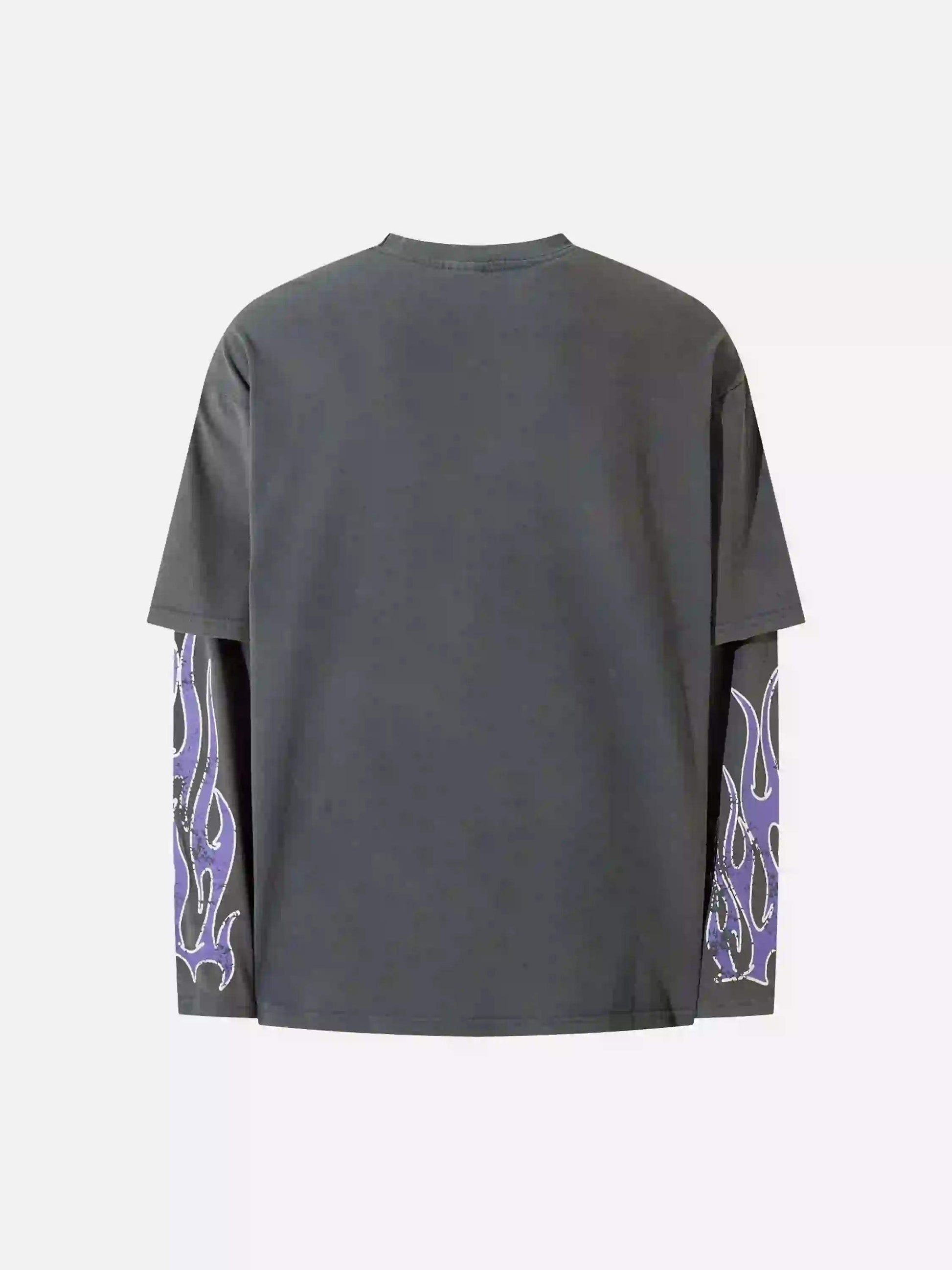 Disguisen Street Fake Two-Piece Long-Sleeved T-Shirt