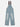 Disguisen Reverse Stitching Overalls Wide-Leg Denim Jeans