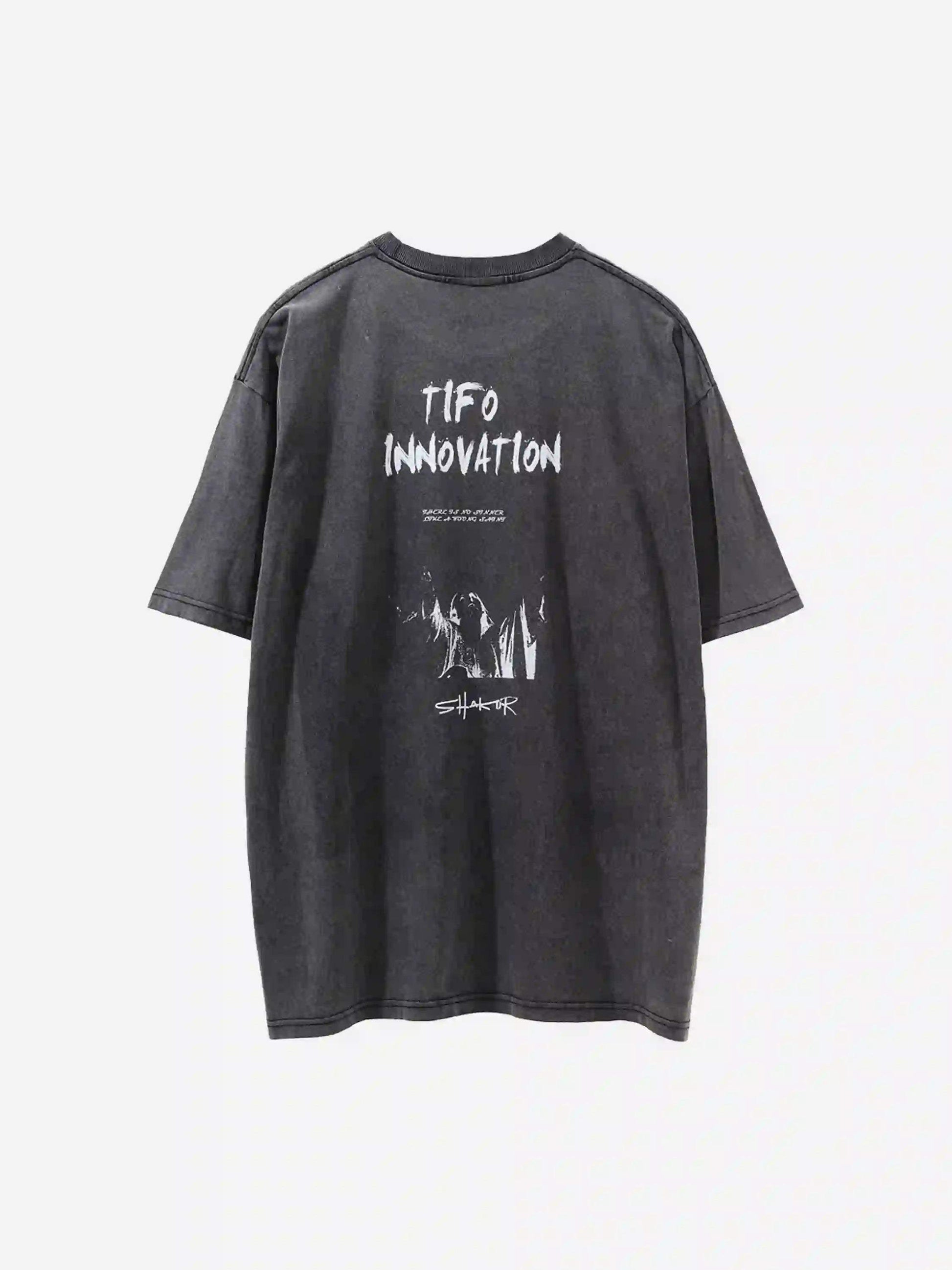 Disguisen Street Dark Thermal Imaging Washed T-shirt