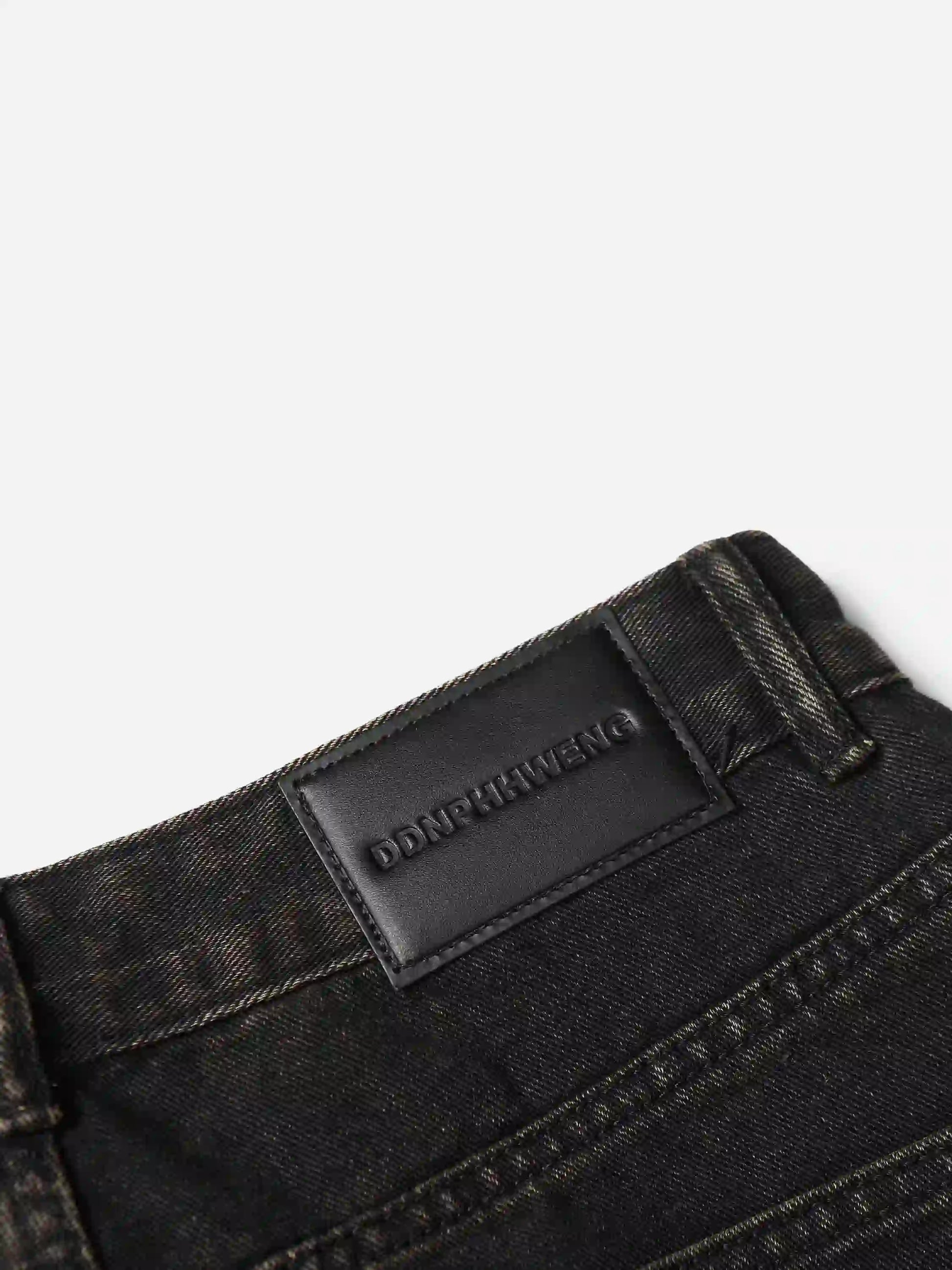Disguisen American Style Raw Edge Dyed Jeans