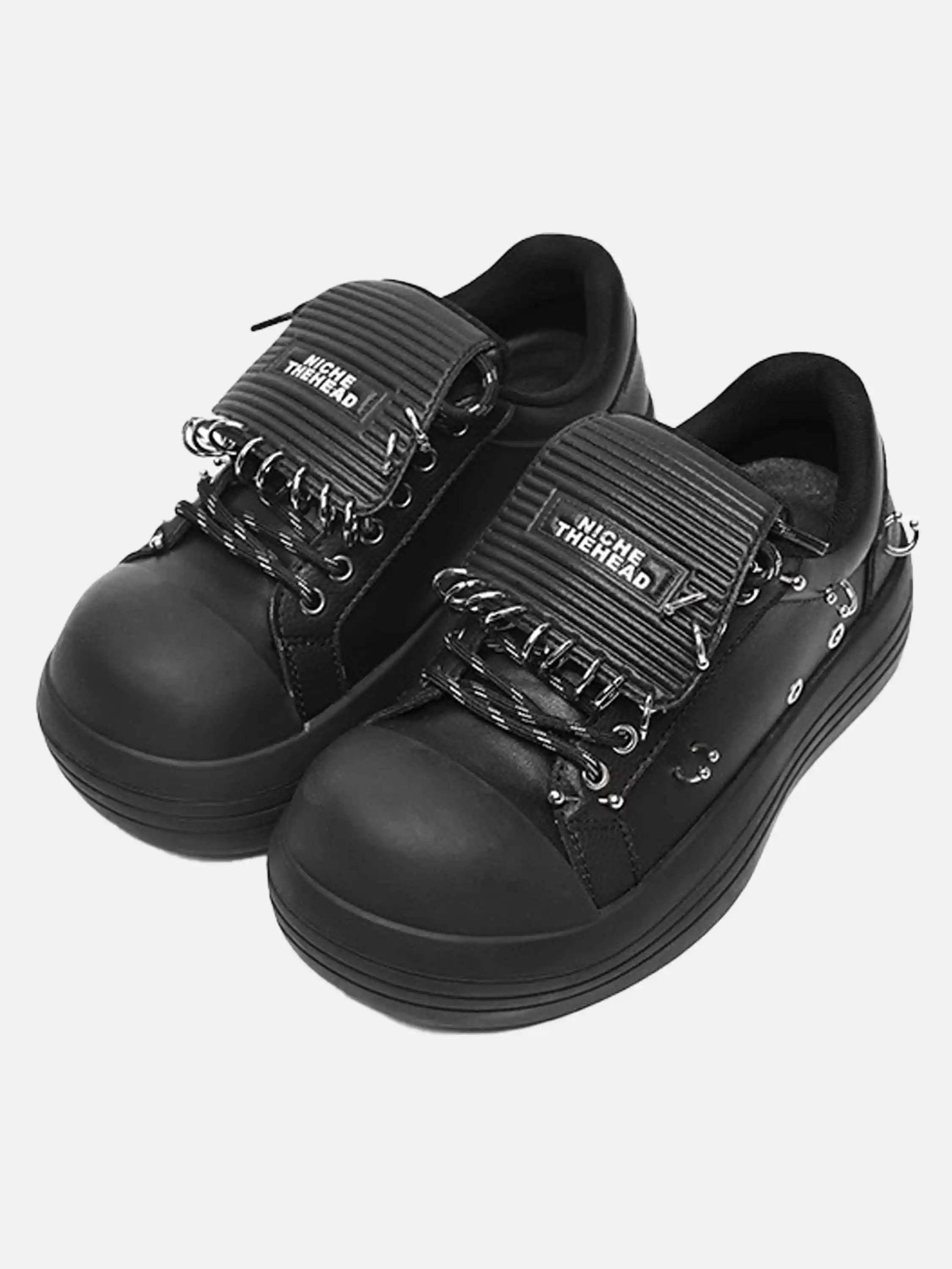 Disguisen Retro Punk Big Toe Platform Shoes