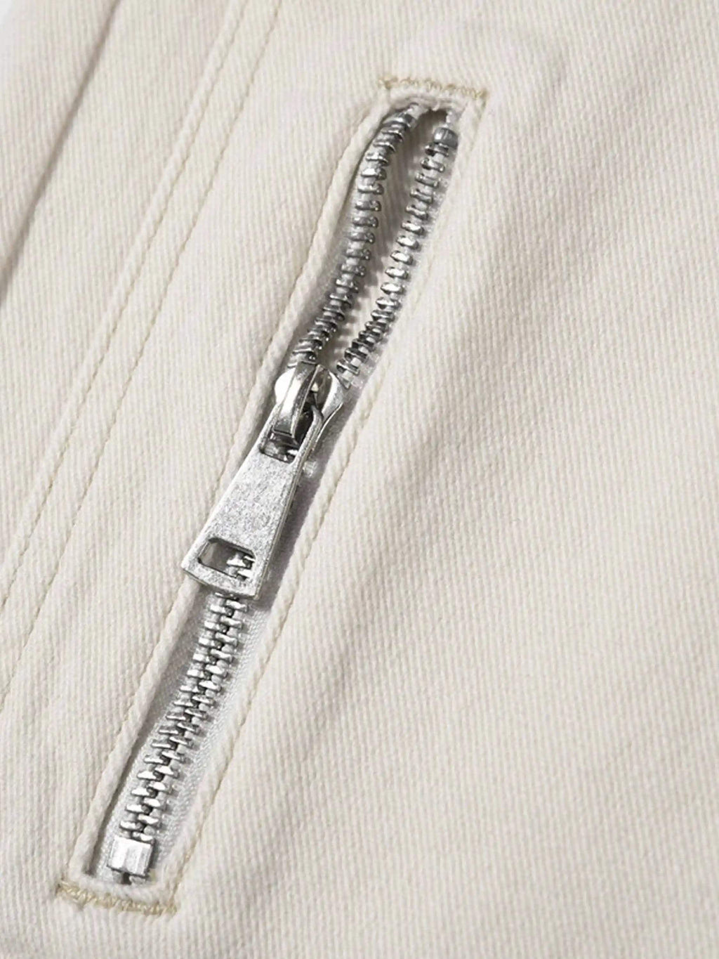 Disguisen High Street Zipper Niche Design Straight Pants