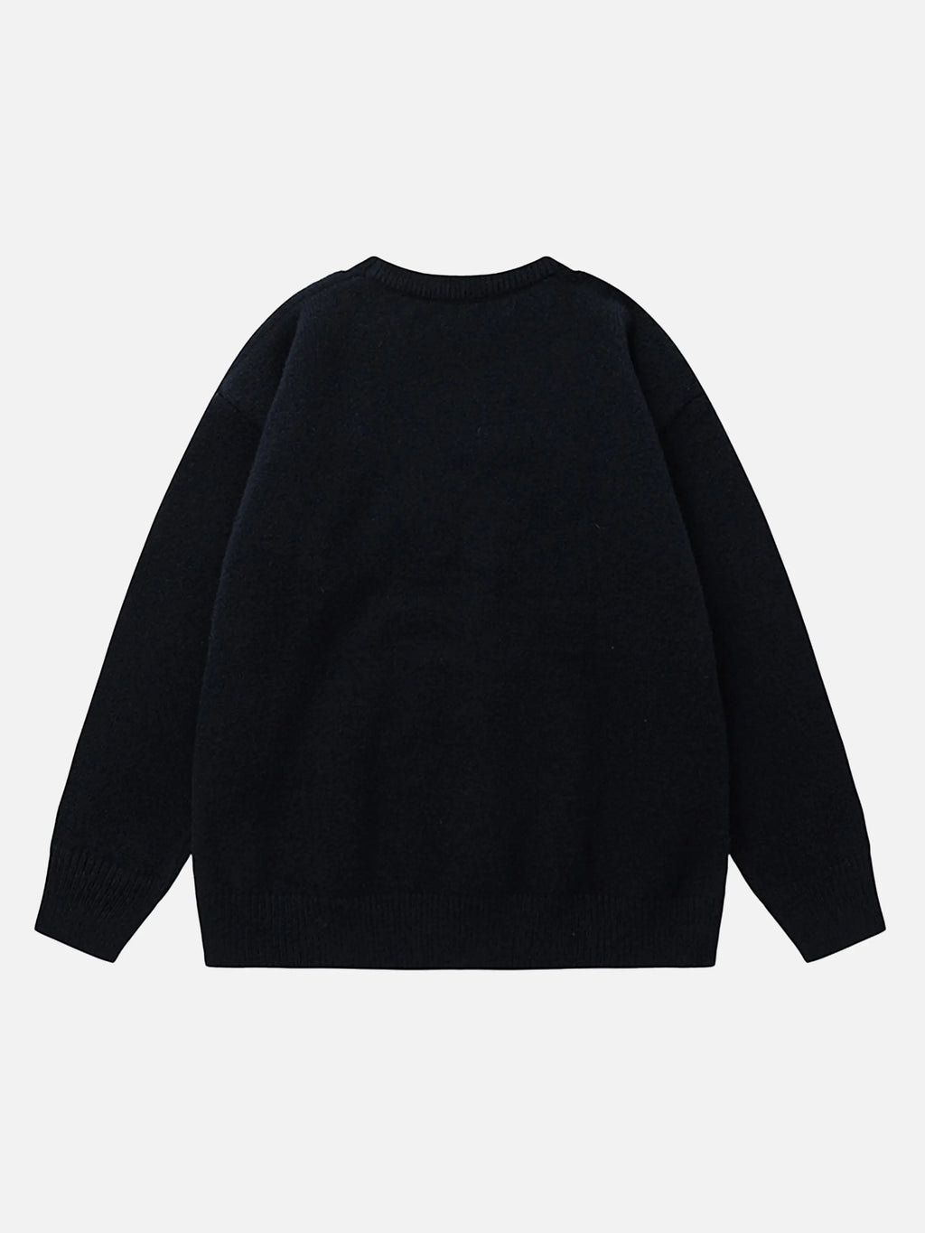 Cartoon Cat Club Jacquard Sweater