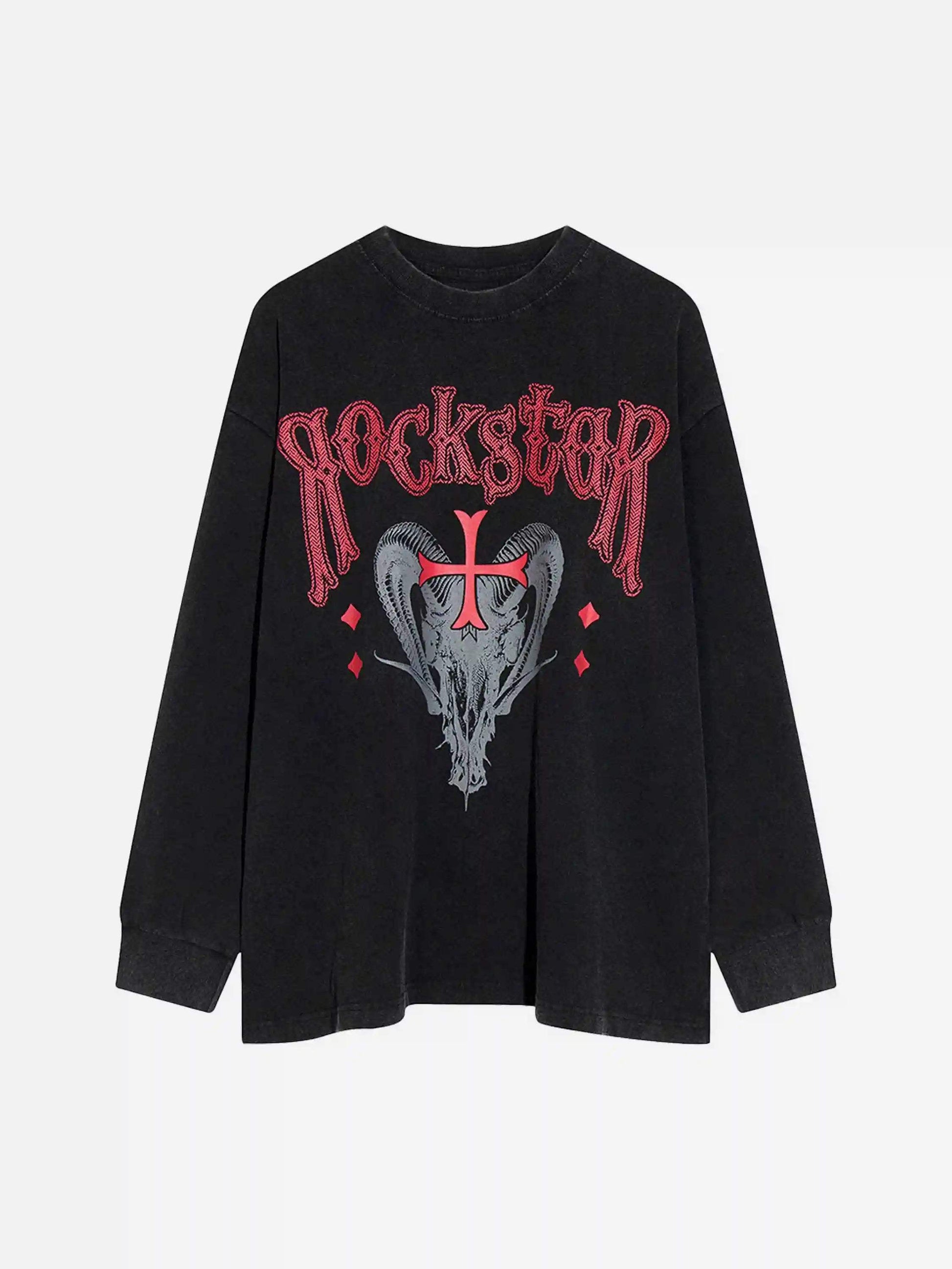Disguisen Street Bullhead Cross Long Sleeve T-Shirt