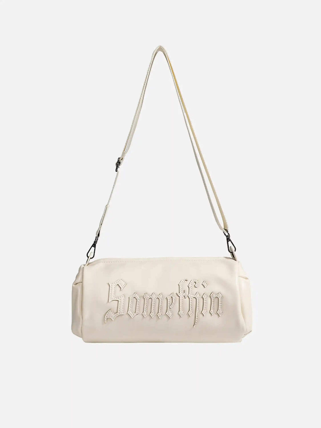 Disguisen Gothic Alphabet Patch Embroidered Crossbody Bag