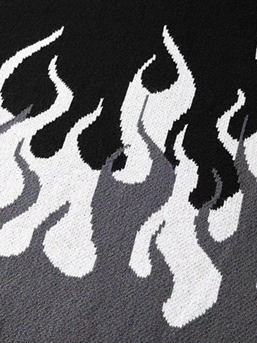 Disguisen American Flame Crewneck Destroyed Sweater