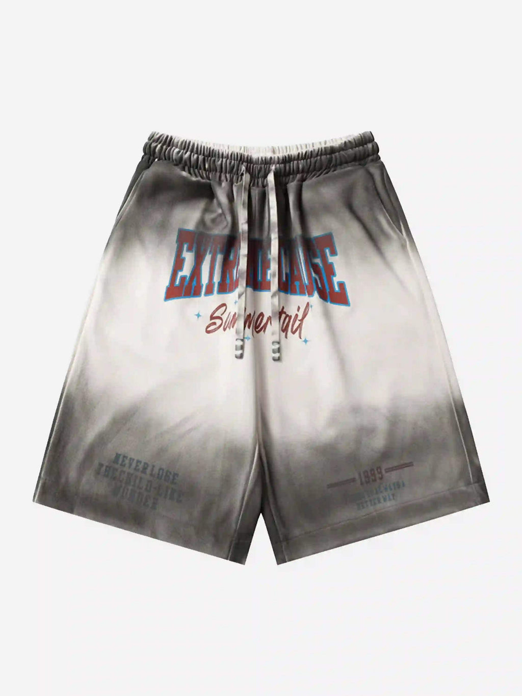 Disguisen American Style Distressed Gradient Print Shorts