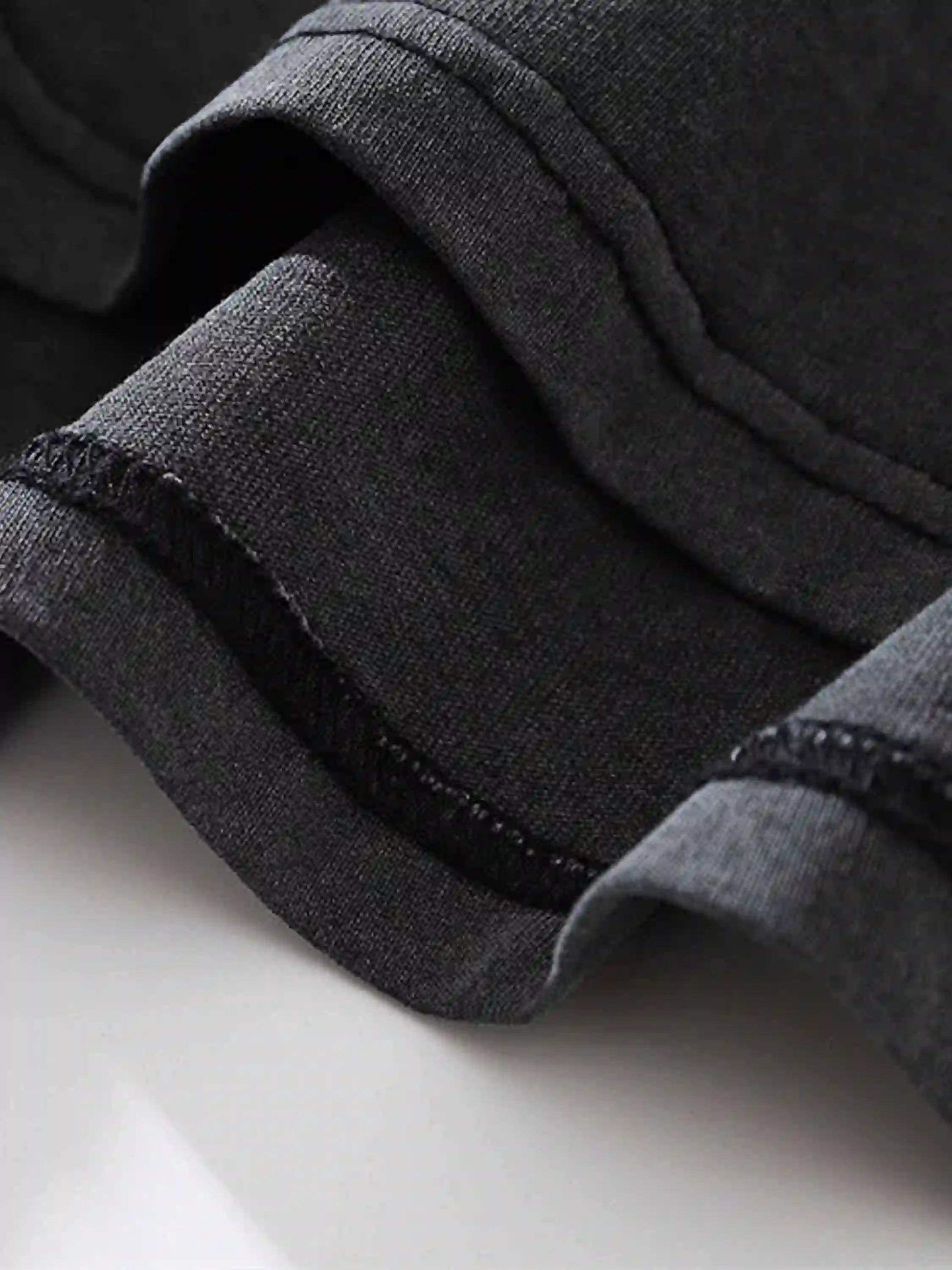 Disguisen Vintage Hip Hop Kung Fu Distressed T-shirt