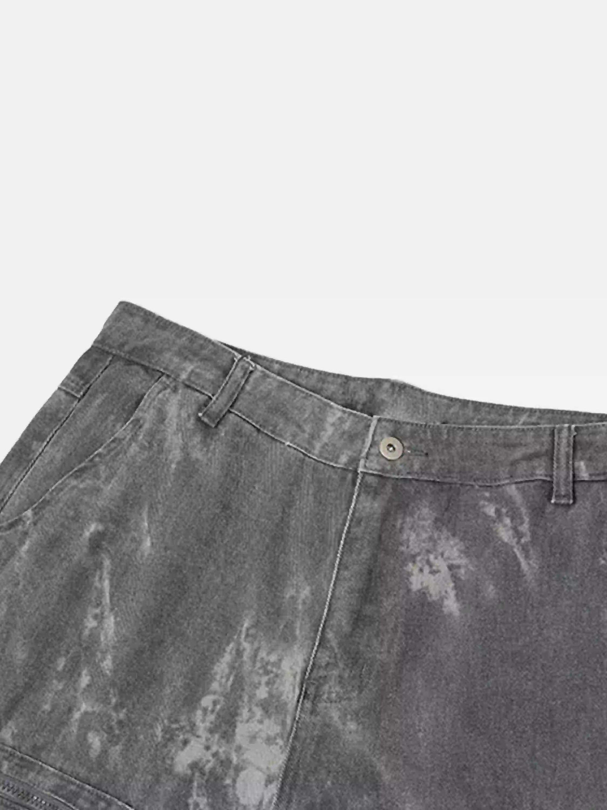 Disguisen American Retro Style Multi-Pocket Overalls