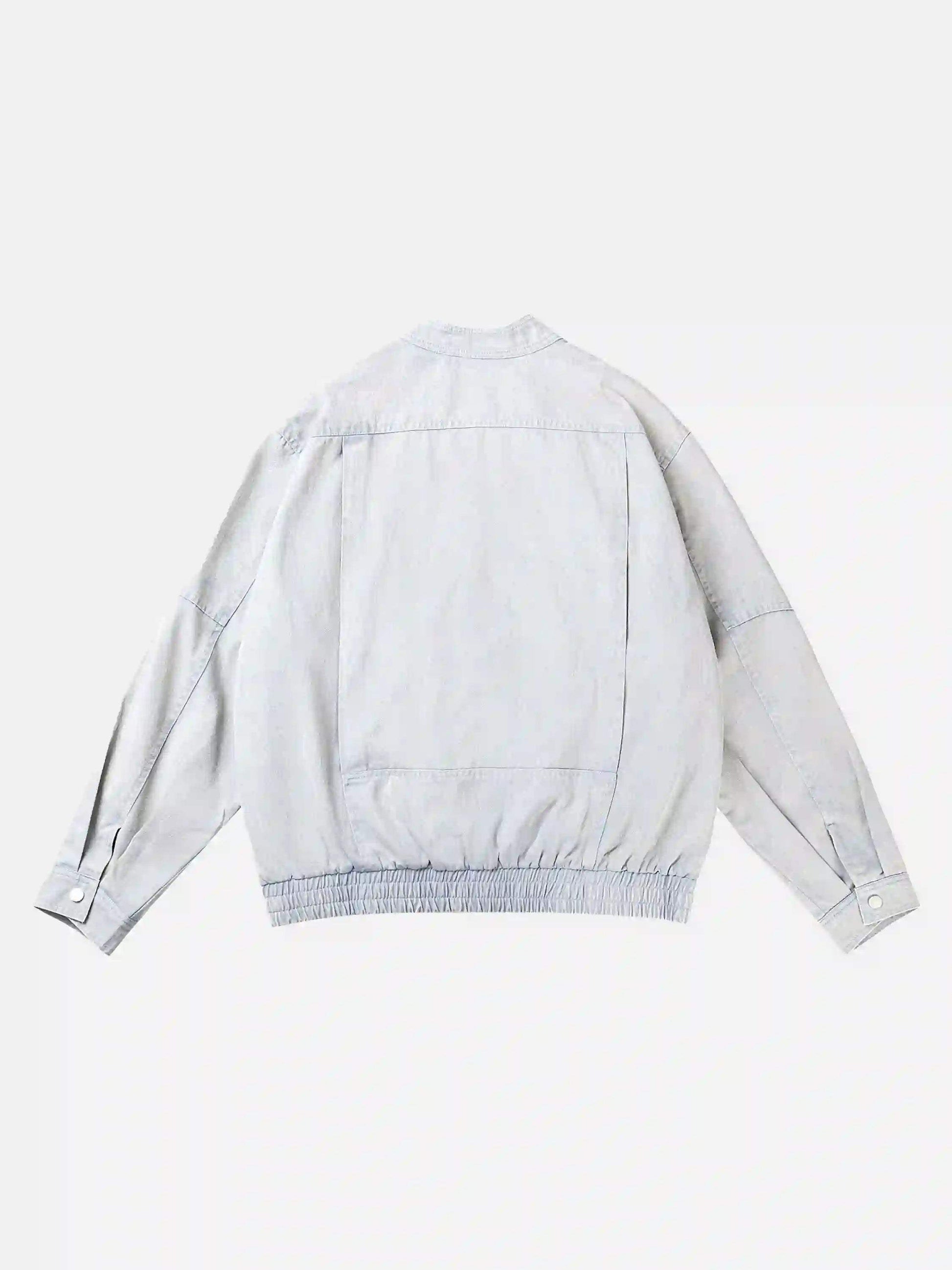 Disguisen American Street Style Washed Faded Short Jacket
