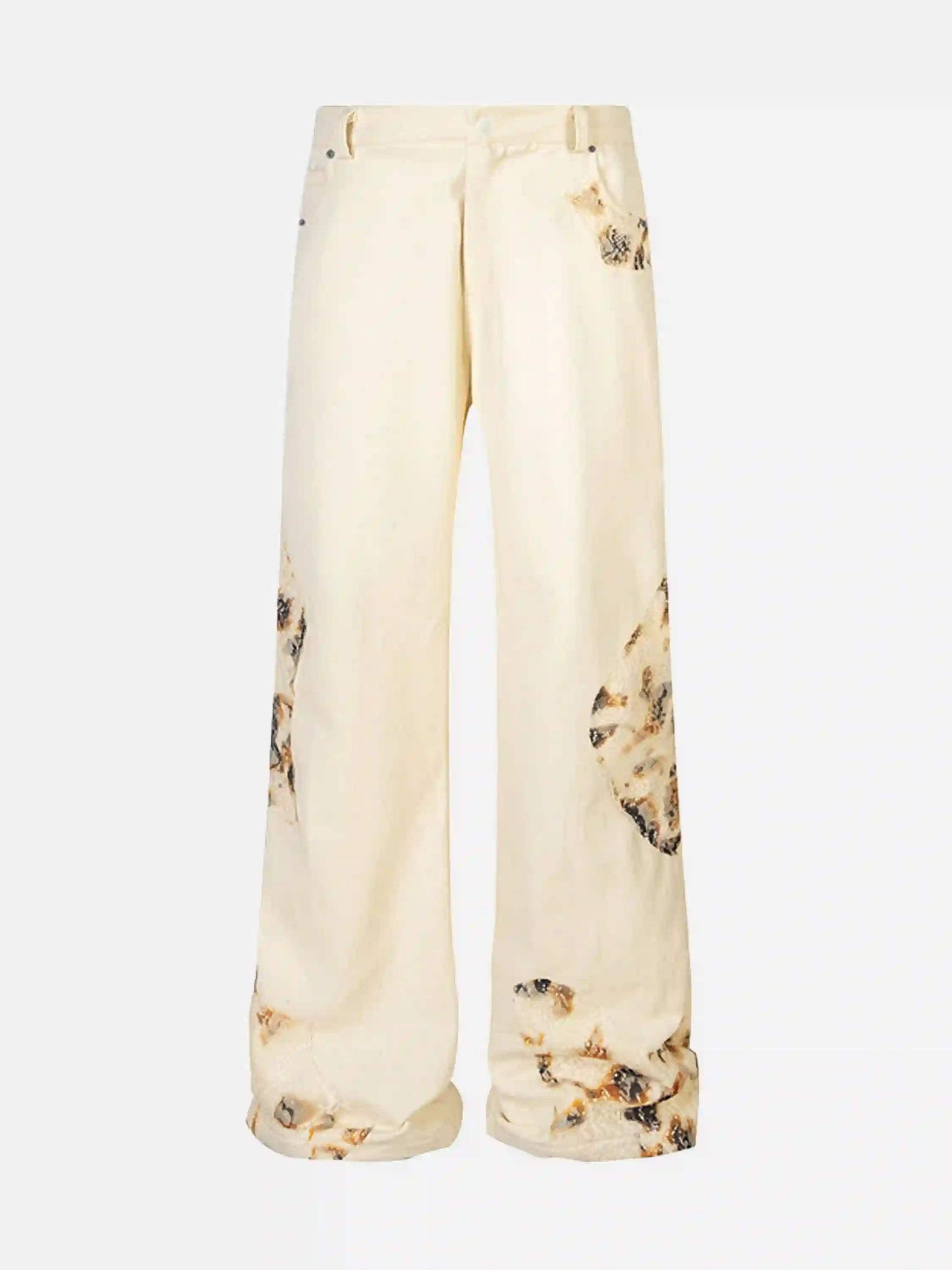 Disguisen Retro Patchwork Street Jeans