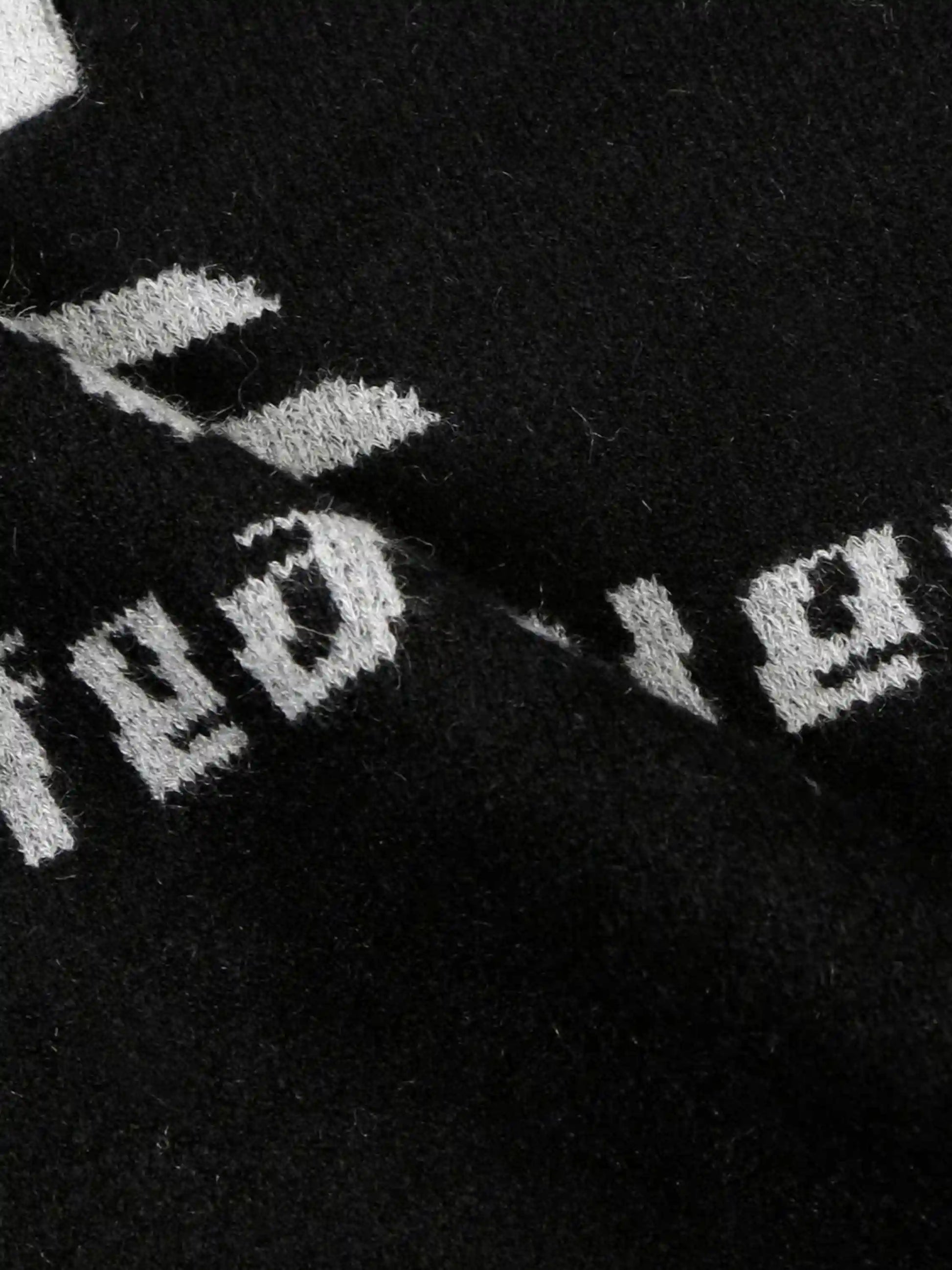 Disguisen Vintage Striped Polo Neck Sweater