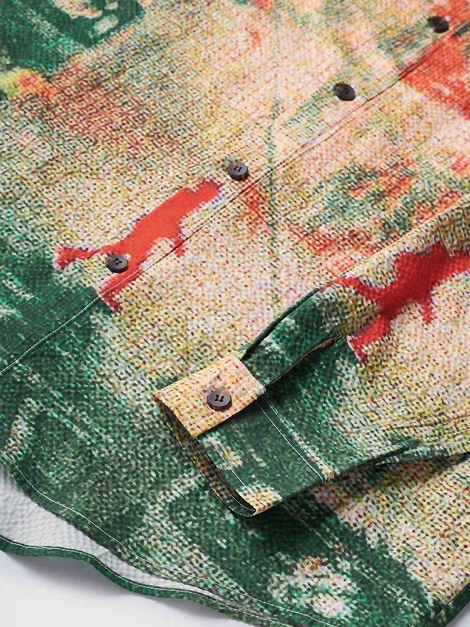 Camicia in seersucker con termocamera americana Disguisen