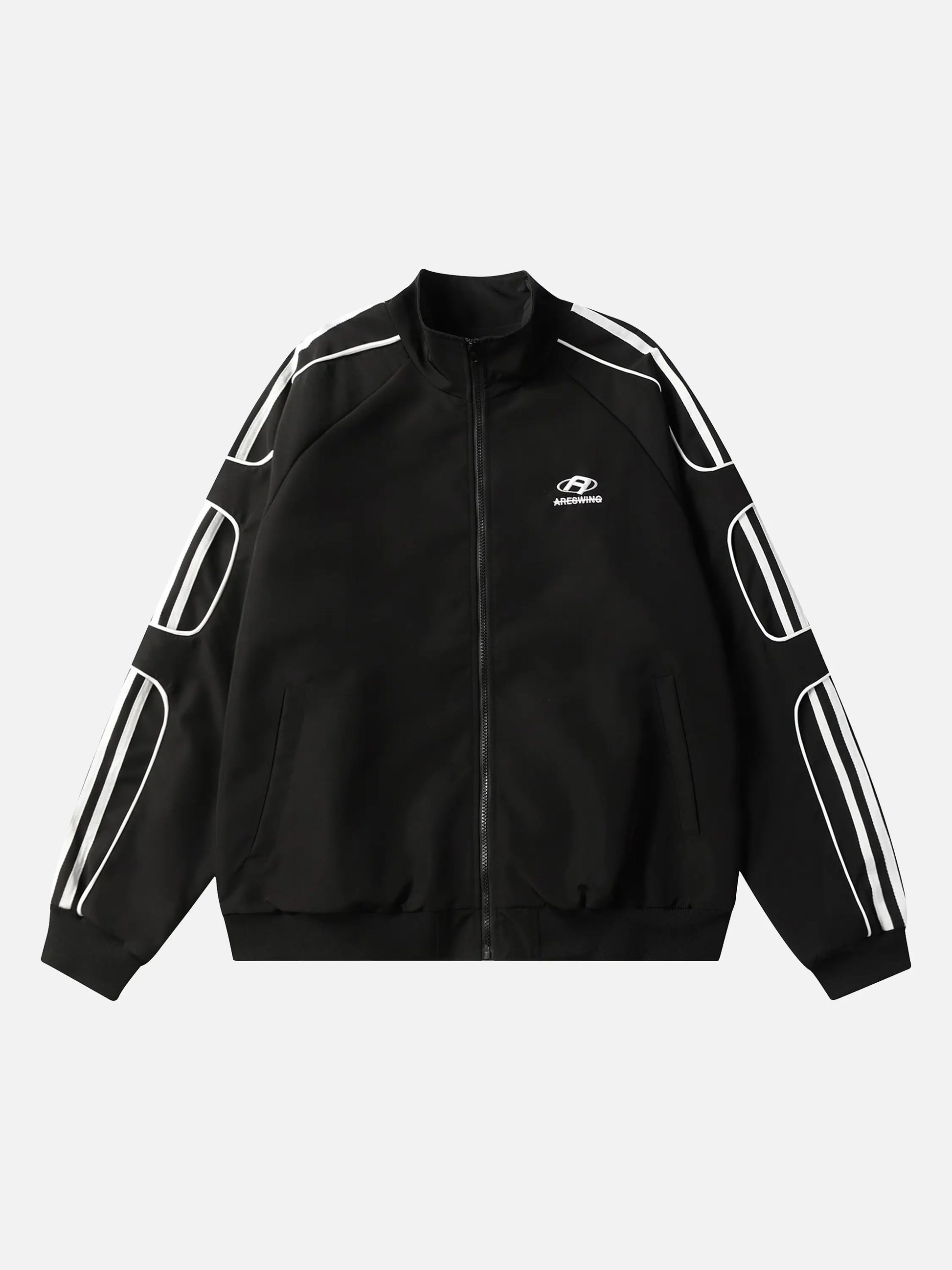 Disguisen American Retro Patchwork Sports Jacket