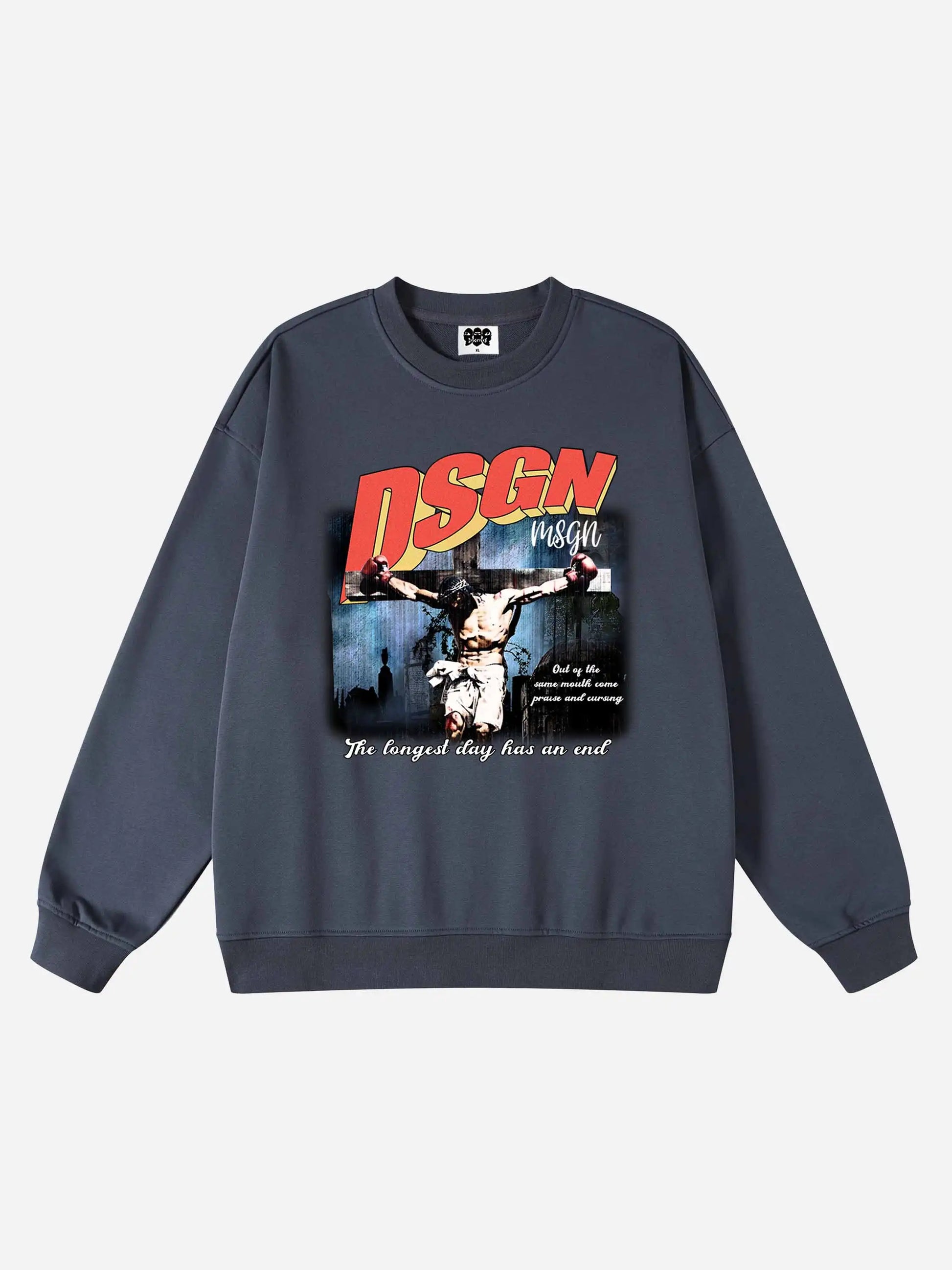 Disguisen Boxing Jesus Fleece Sweatshirt