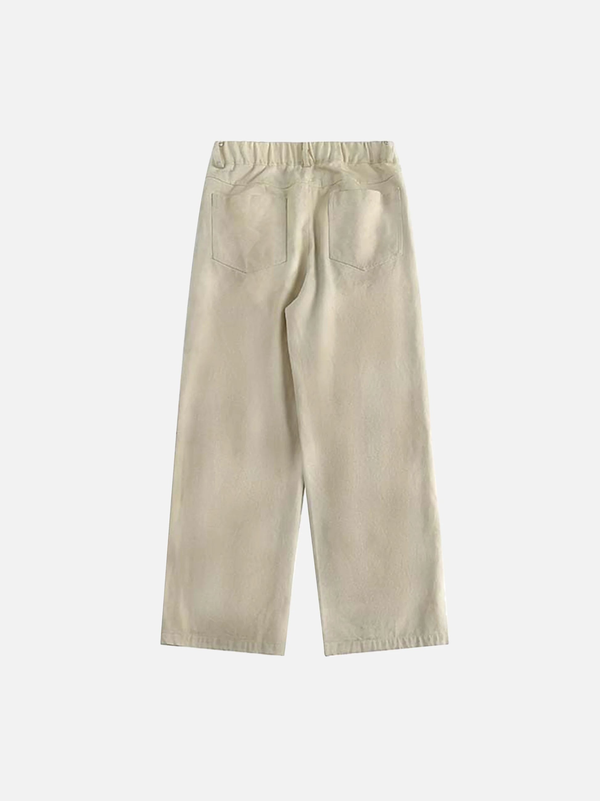 Pantalon de survêtement délavé et vieilli avec graffiti Doberman de Disguisen