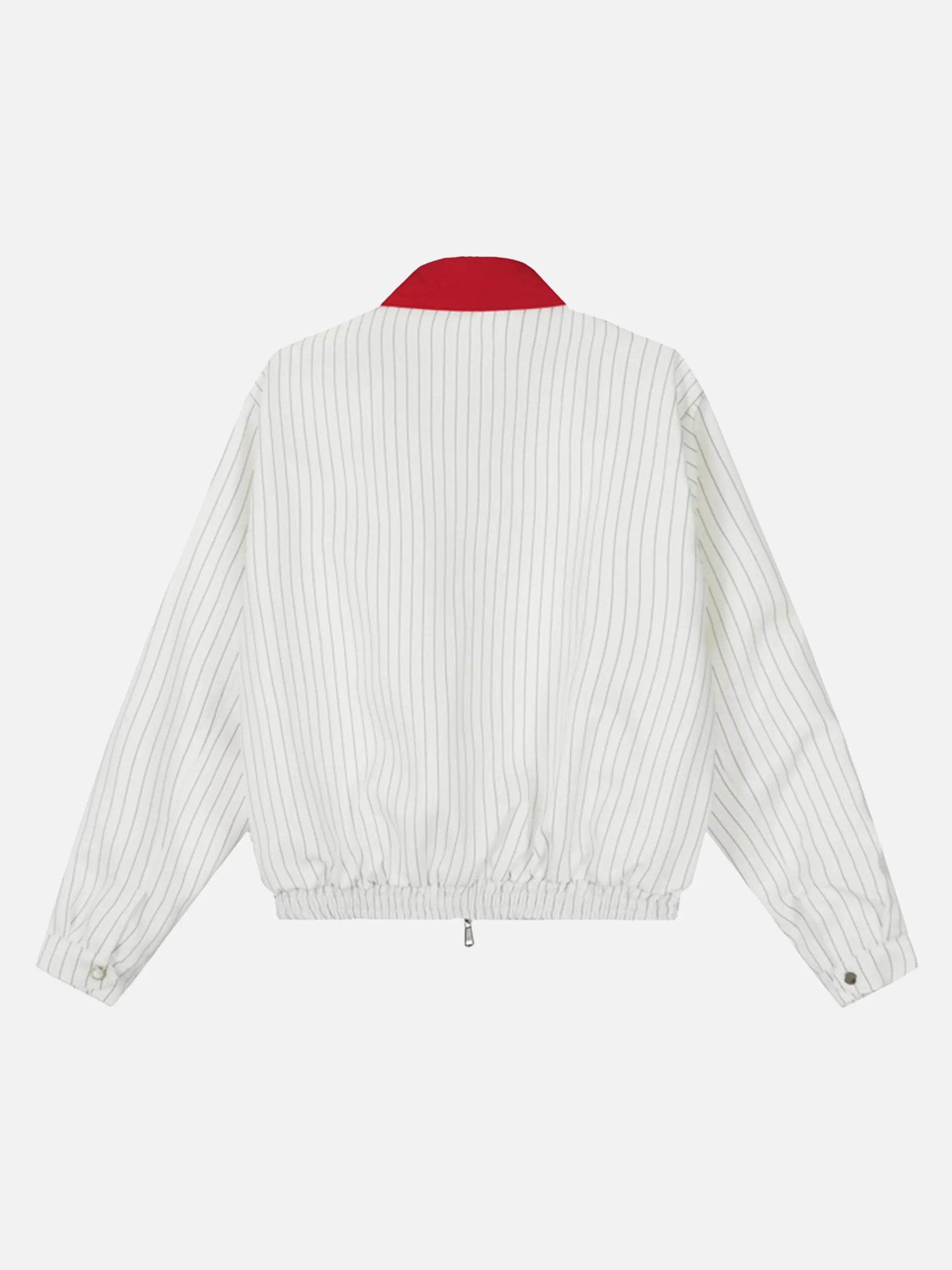 Vintage Contrast Patchwork Cropped Jacket