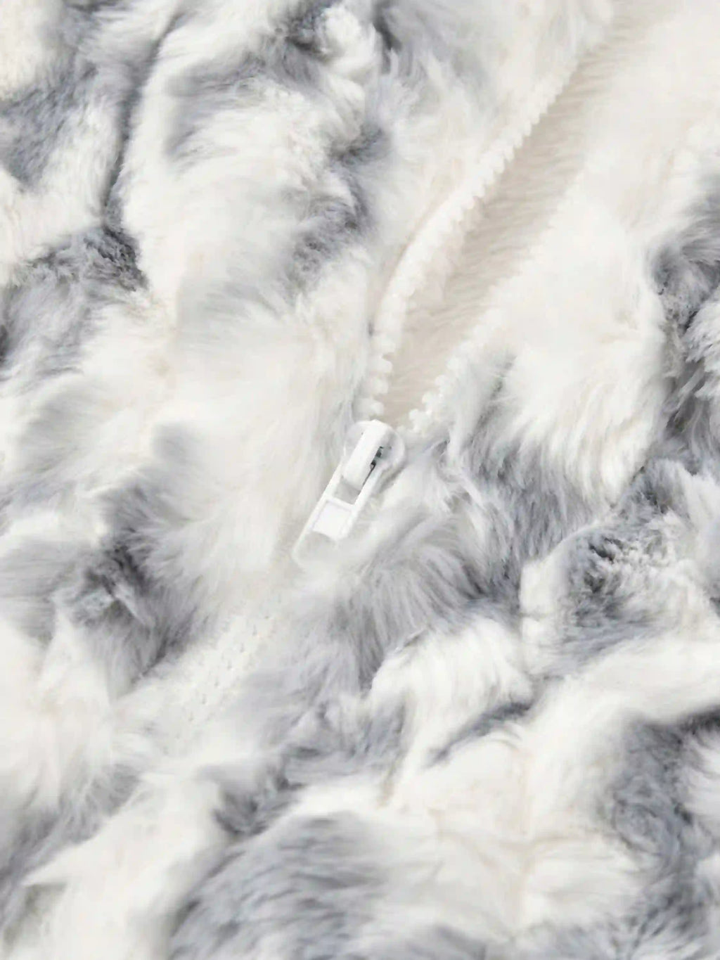 Tie-dye Gradient Stand Collar Coat