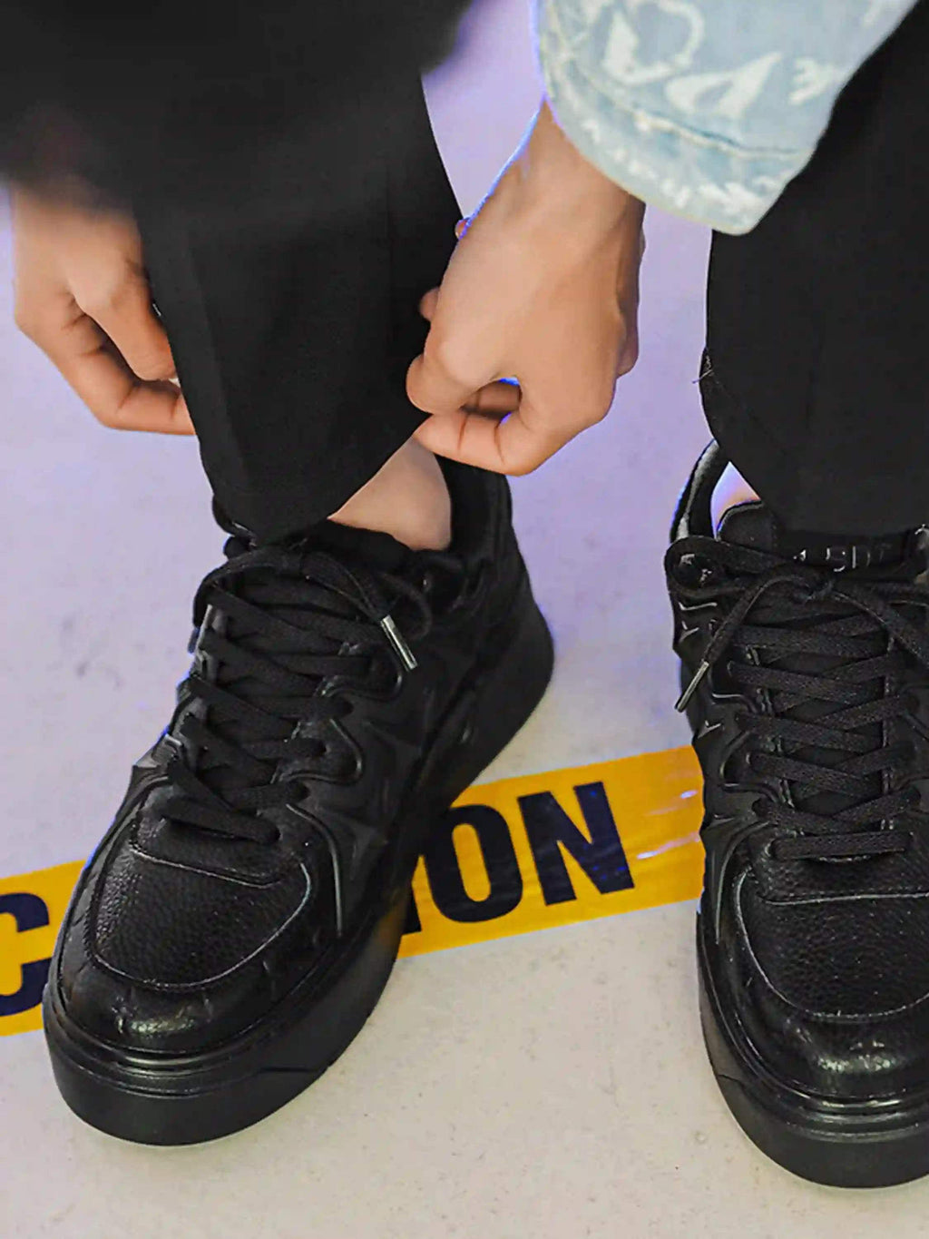 Disguisen Hip-Hop Personality Three Star Skateboard Sneakers