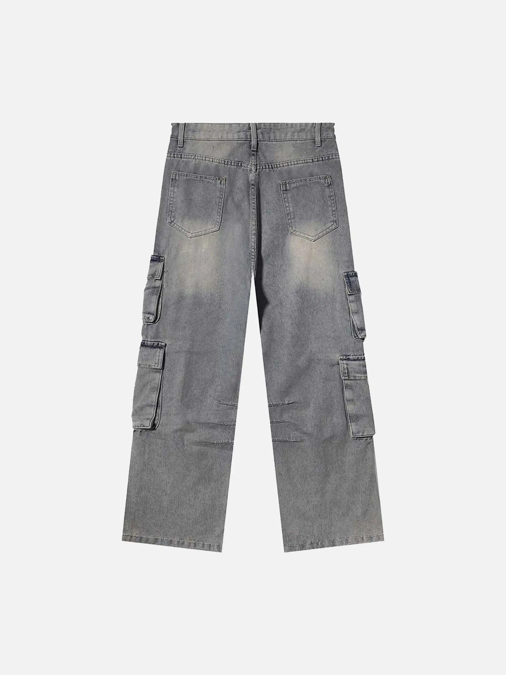 Disguisen Painted Washed Multi-Pocket Cargo Jeans