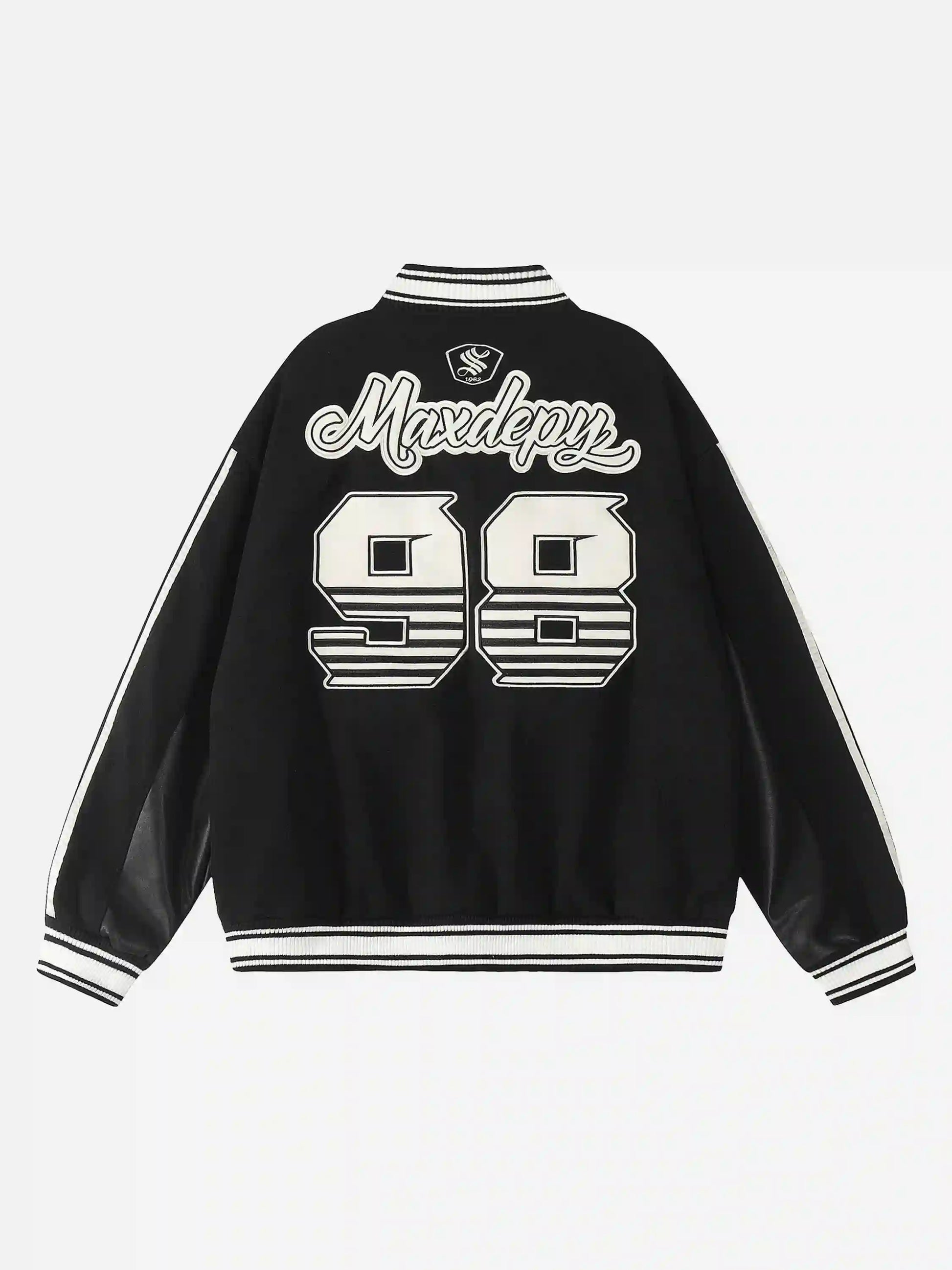 Disguisen Number 98 Embroidered Baseball Jacket