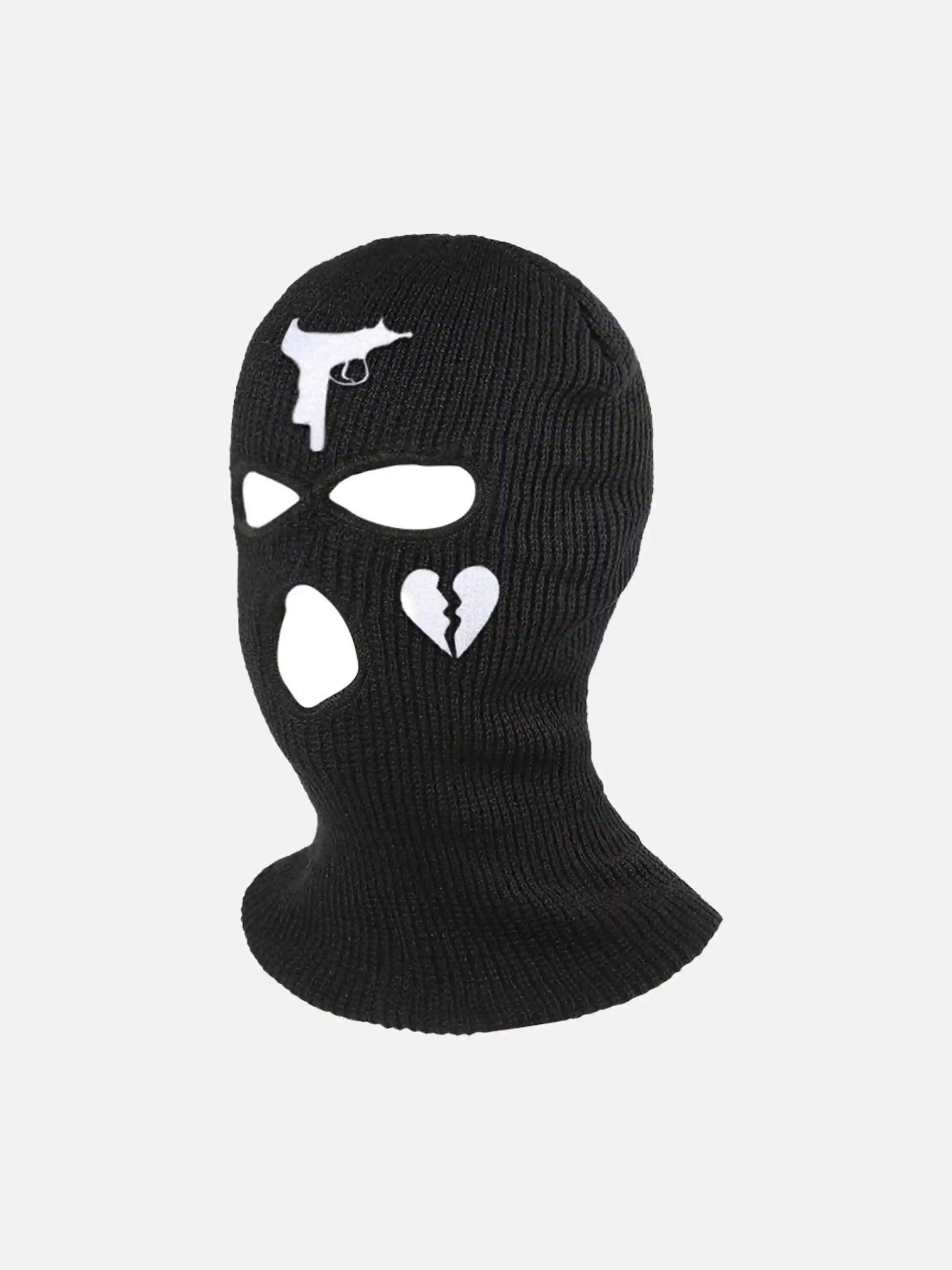 Disguisen Street Three-Hole Knitted Embroidered Beanie