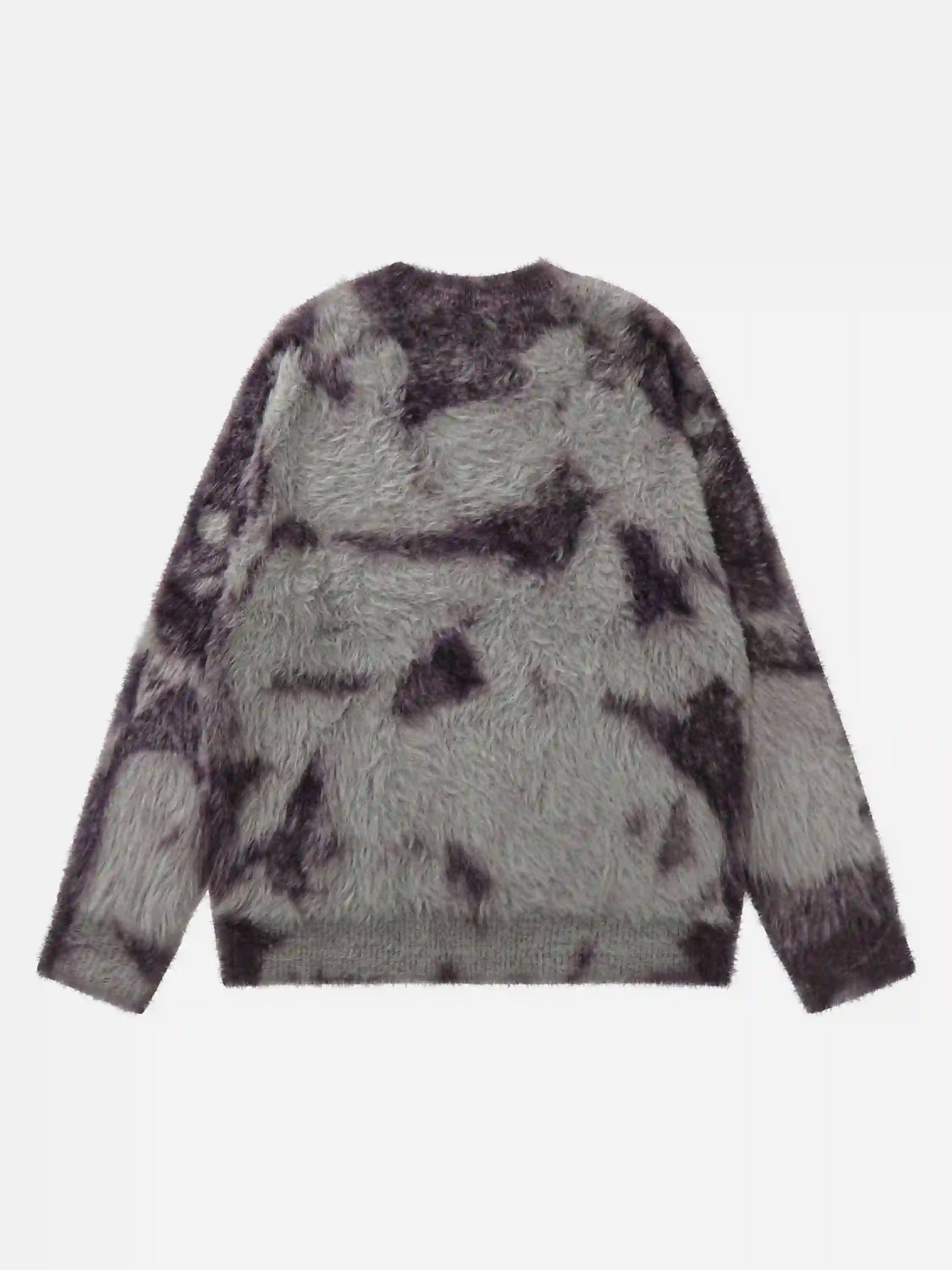 Disguisen Mohair Tie-dye Design Sweater