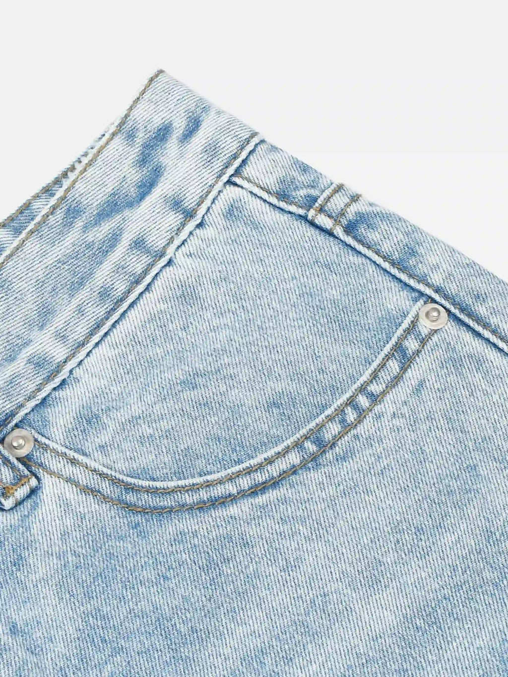 Vintage Classic Washed Light Blue Jeans