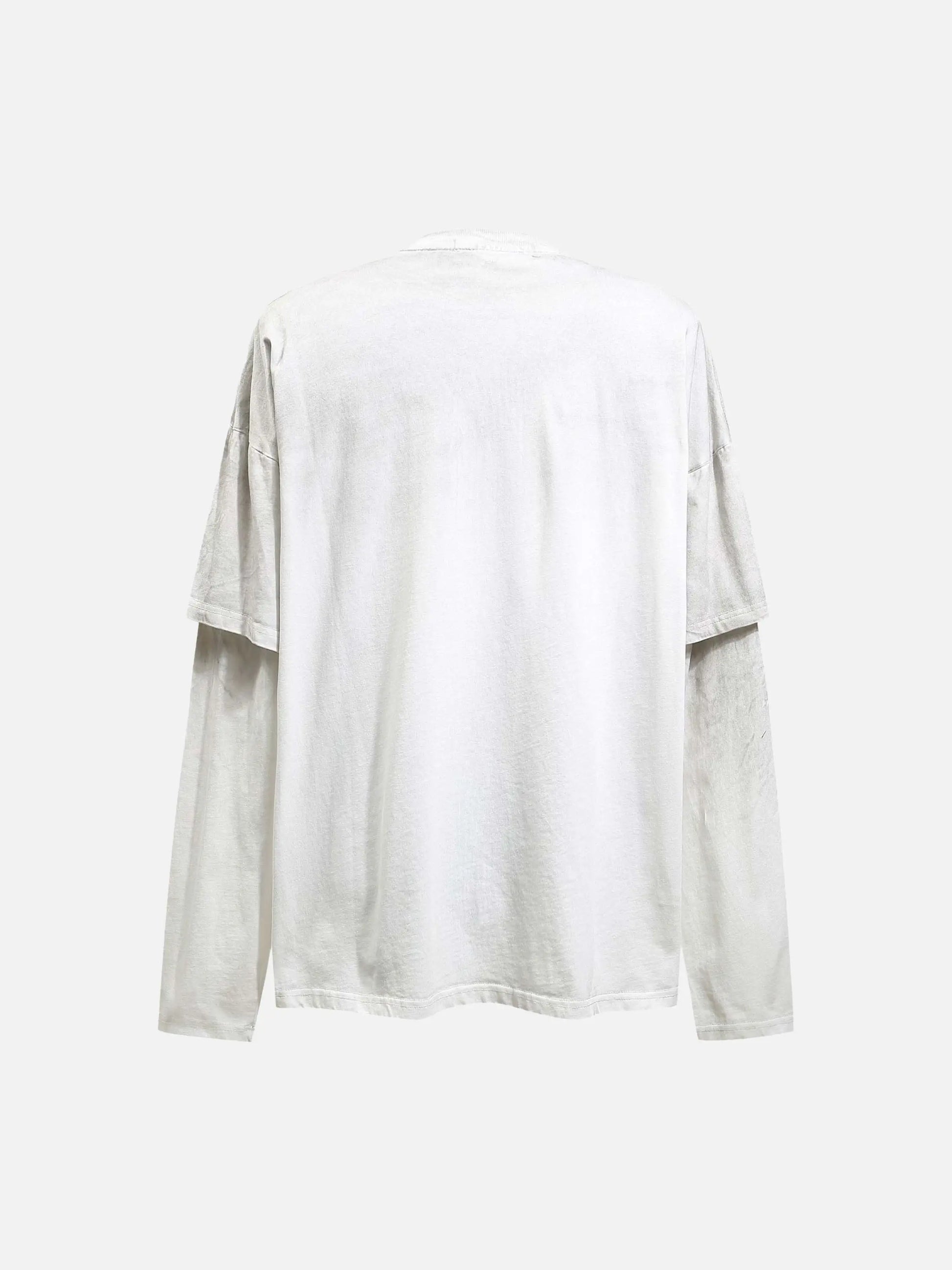 Disguisen Vintage Fake Two-piece Long-Sleeve T-shirt